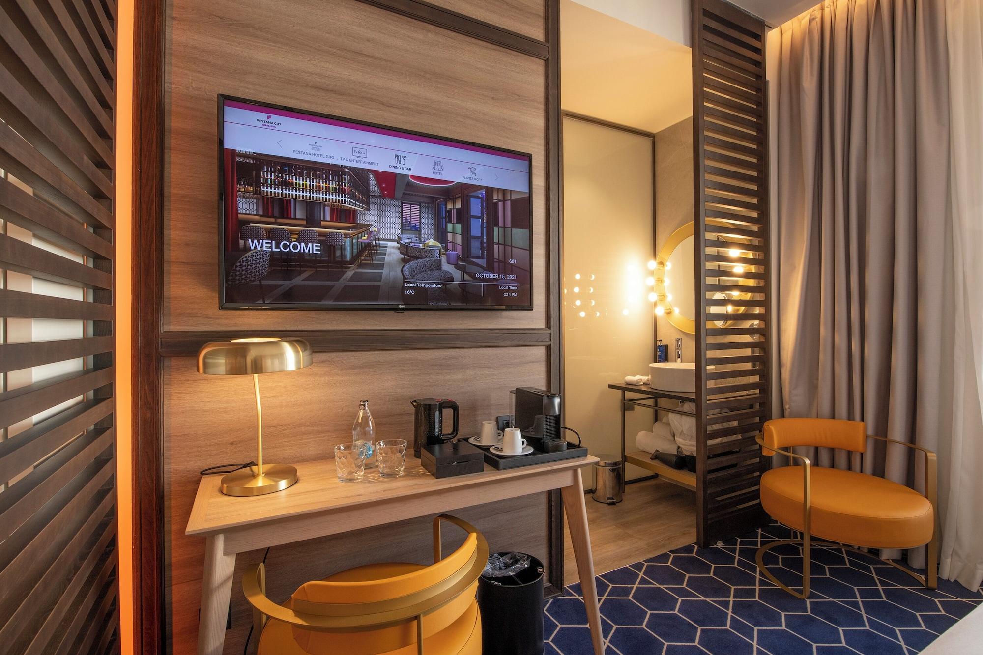 Habitación Pestana CR7 Gran Vía Madrid