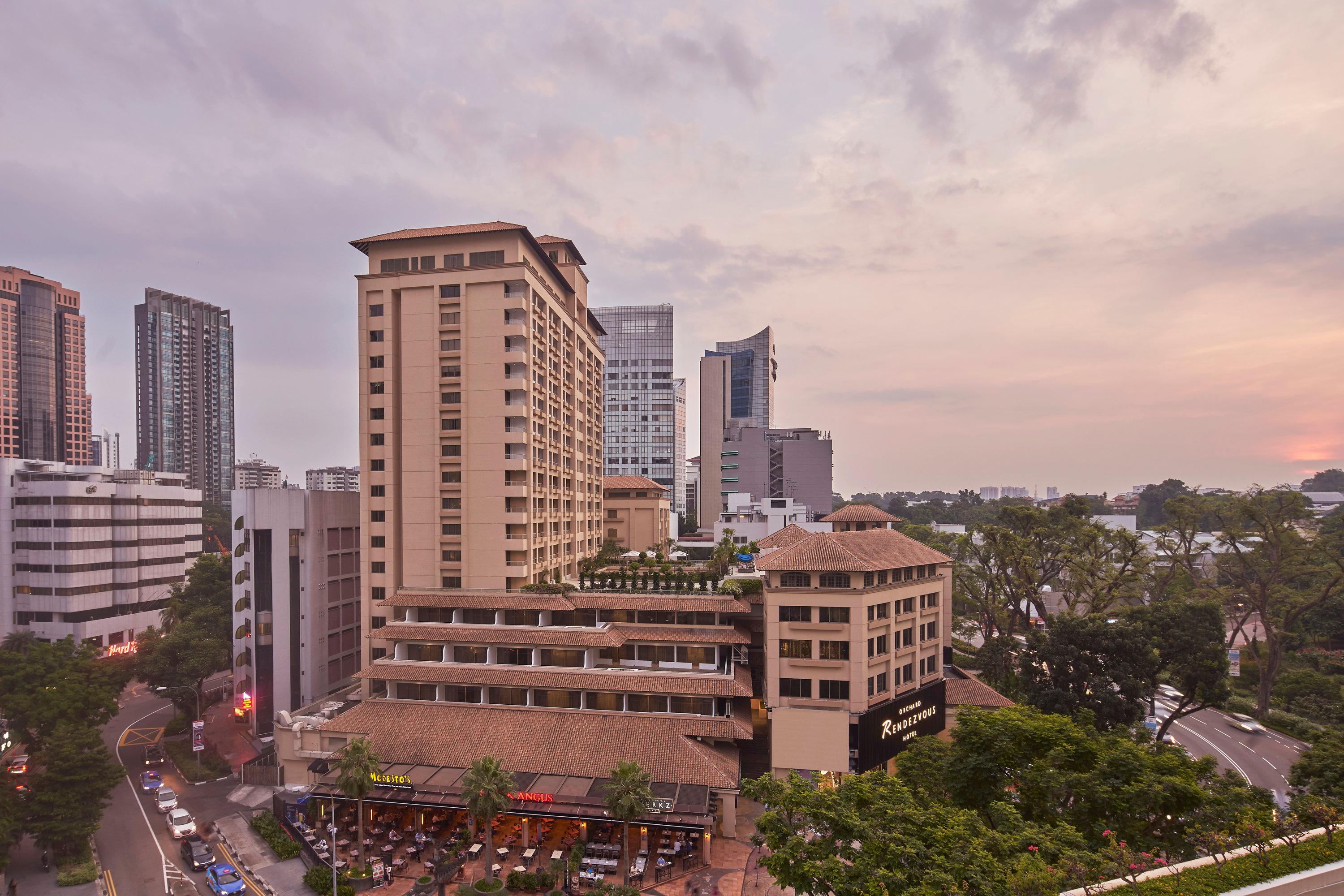 Vista Exterior Orchard Rendezvous Hotel by Far East Hospitality