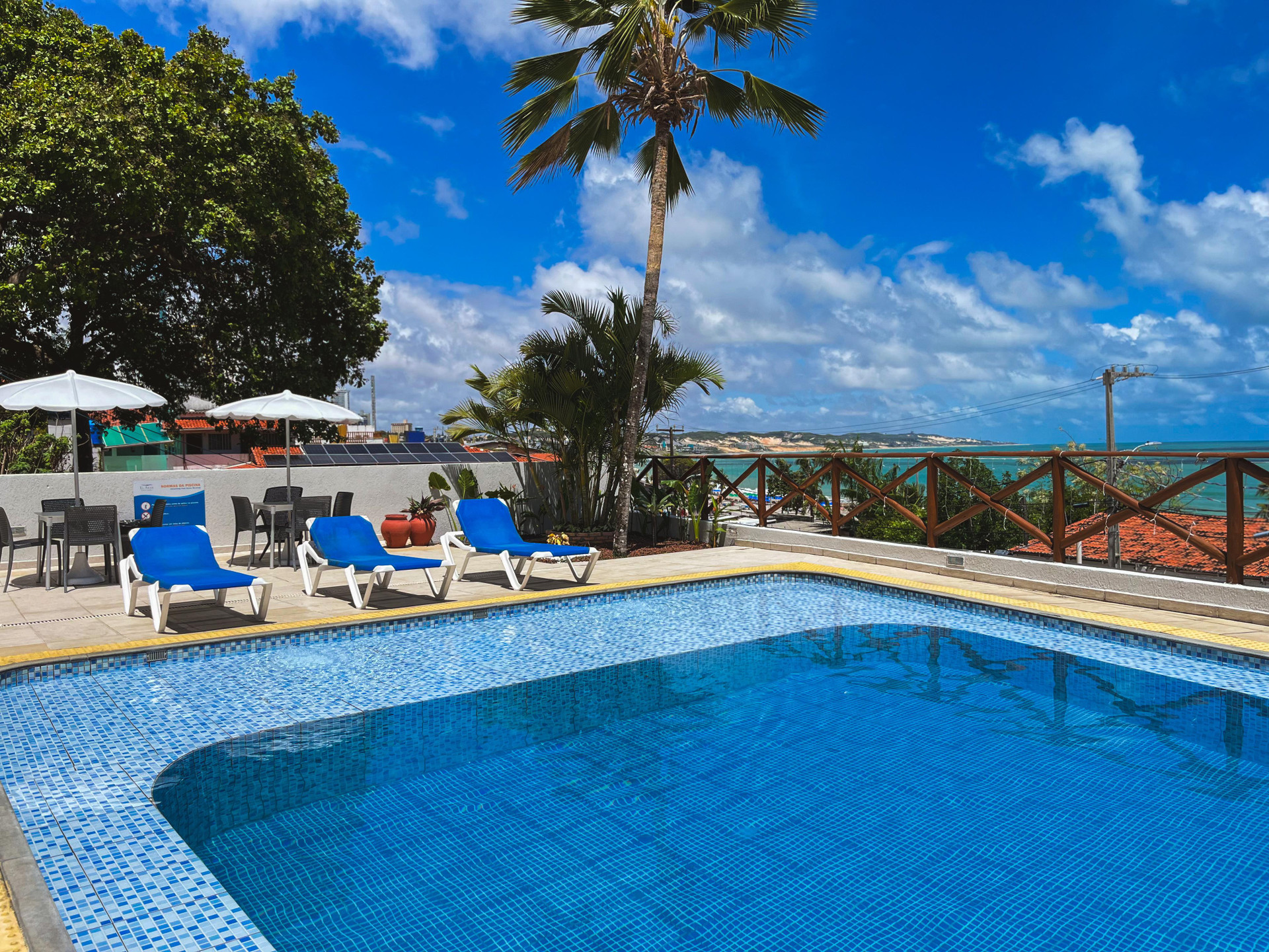 Vista al mar El Aram Ponta Negra Praia Hotel