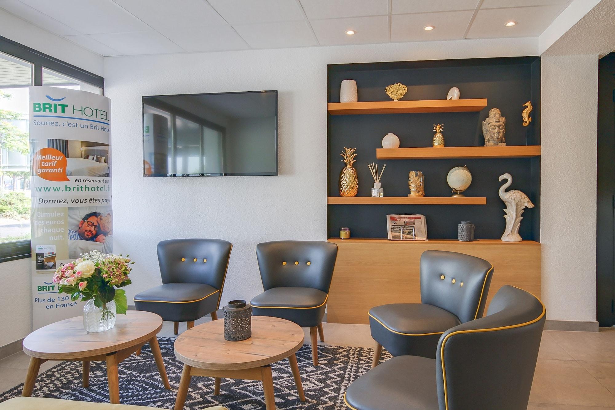 Vista Lobby Brit Hotel Reims la Neuvillette