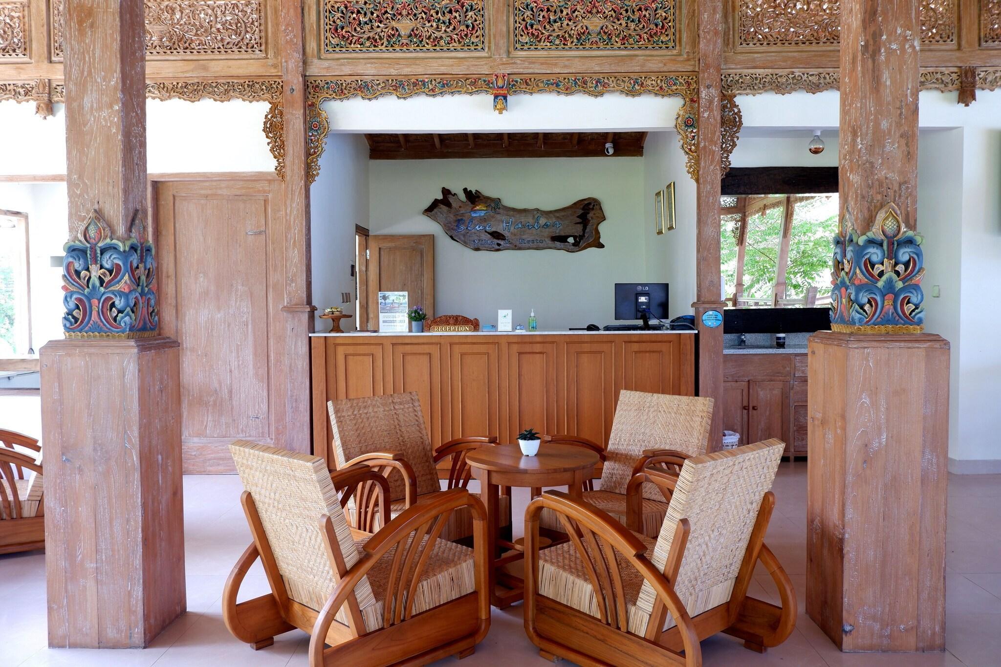 Vista Lobby Blue Harbor Beachfront Villas & Resto