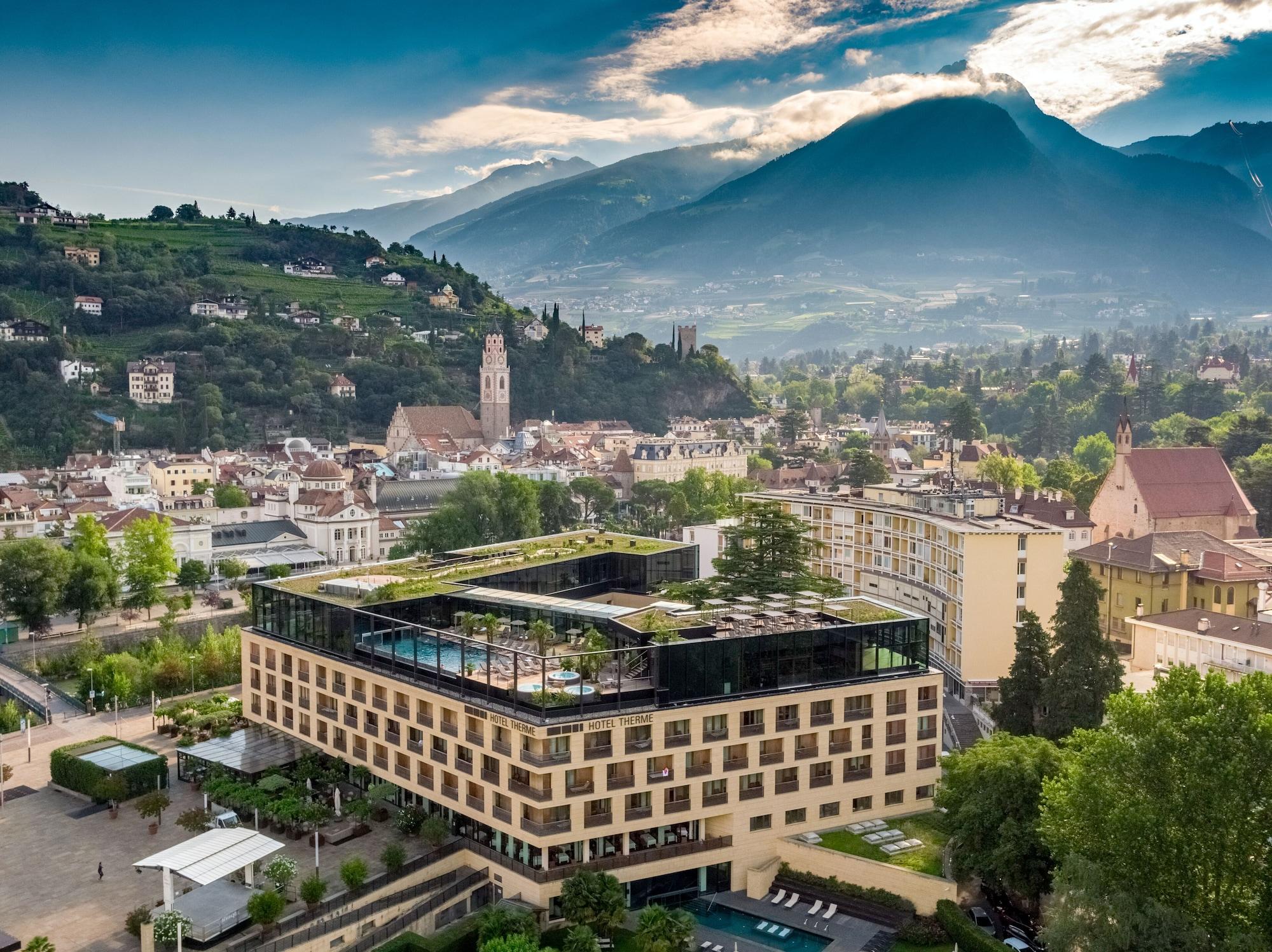 Vista Exterior Hotel Therme Meran - Terme Merano