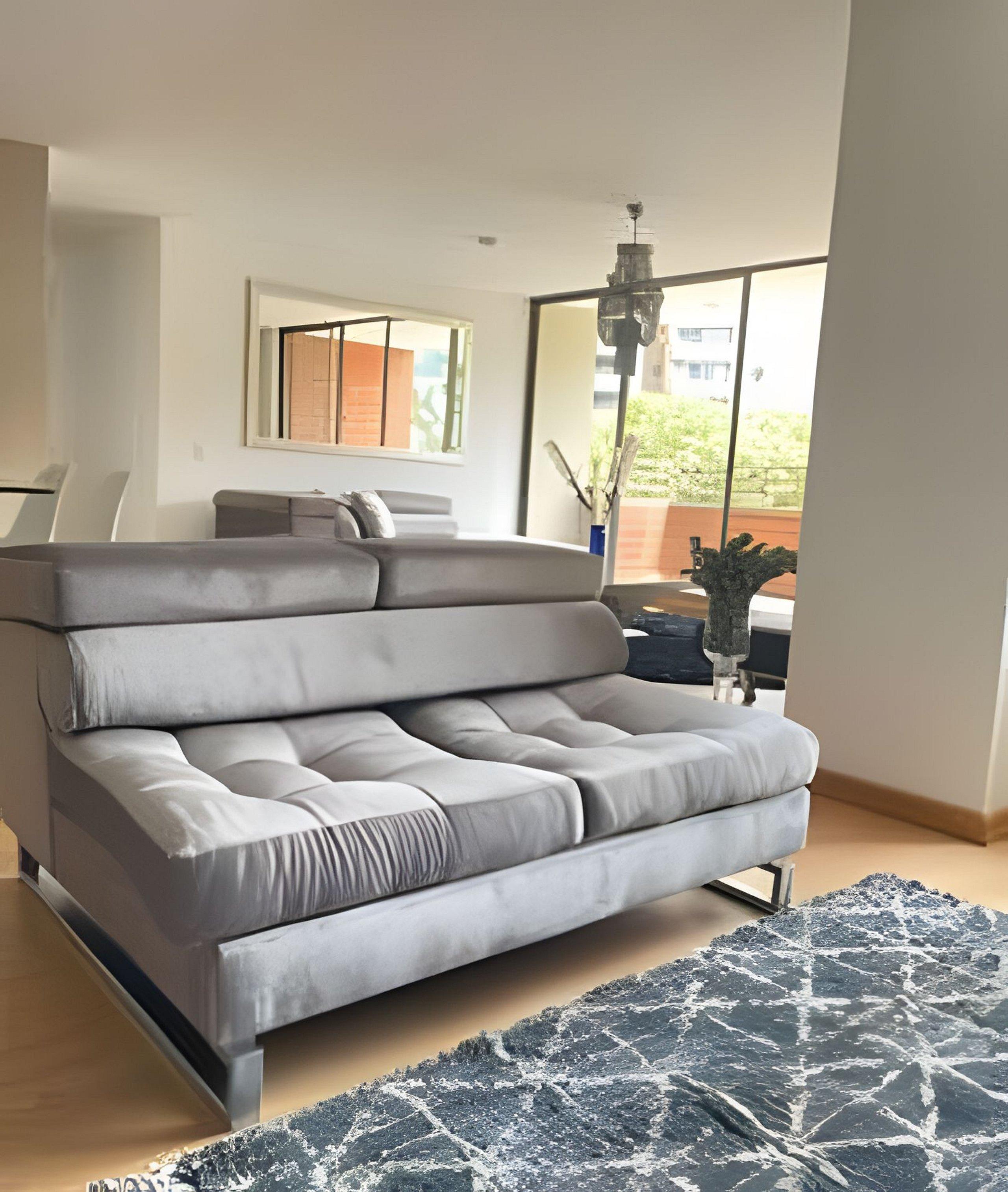 Zona de estar Cálido Apartamento en el Poblado