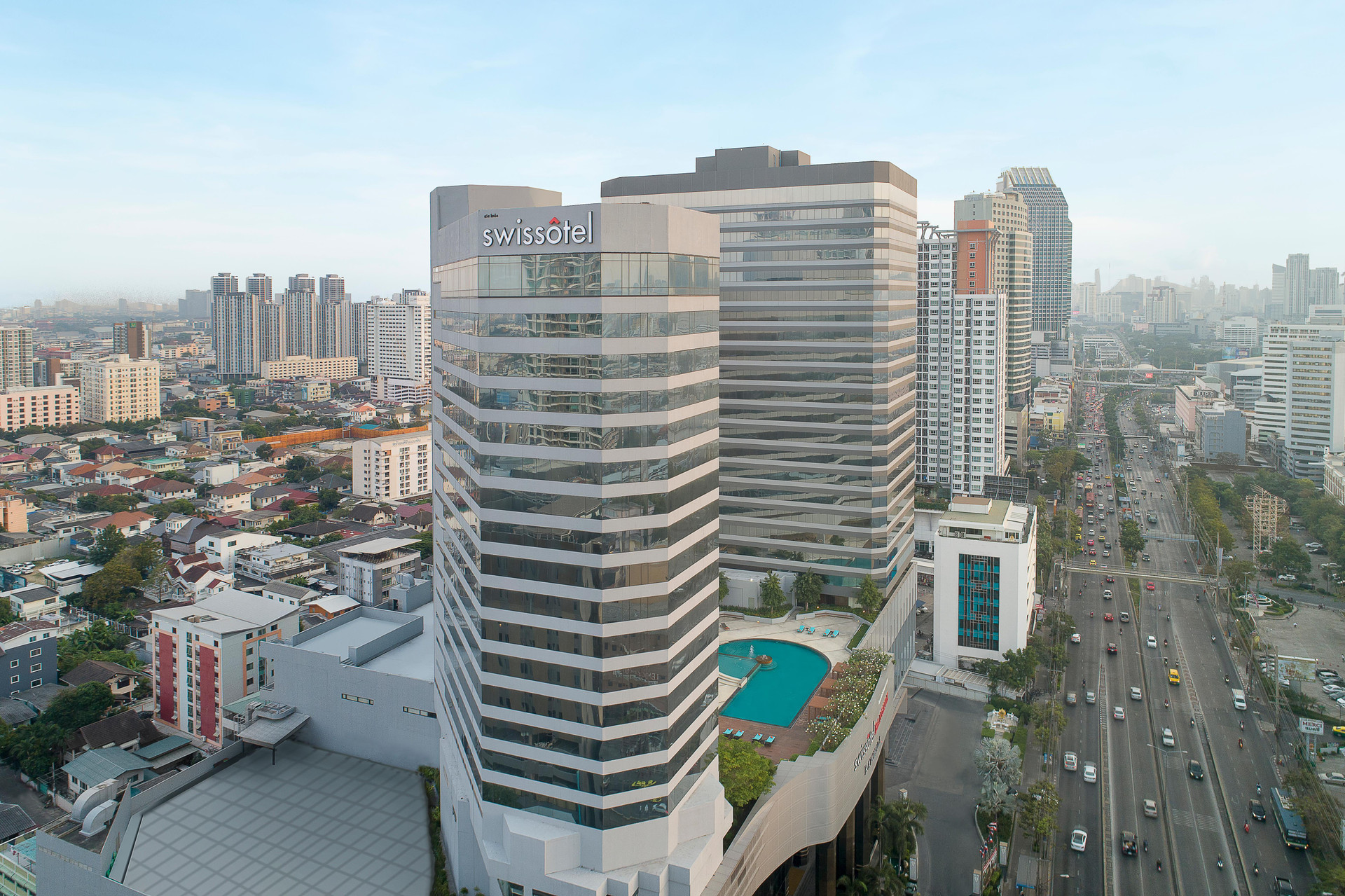 Vista Exterior Swissotel Bangkok Ratchada