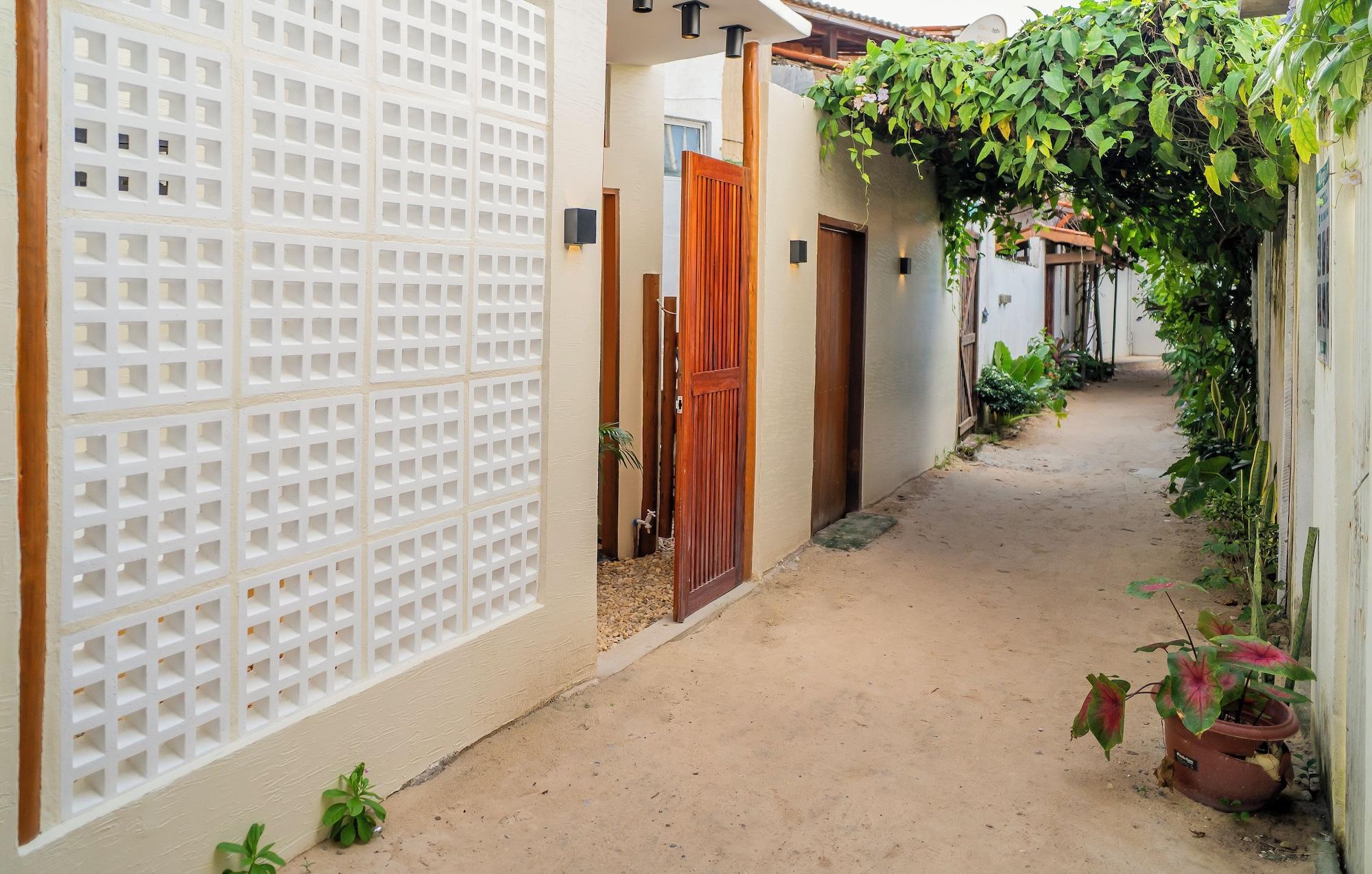 Vista Exterior Pe na Areia Pousada Jeri
