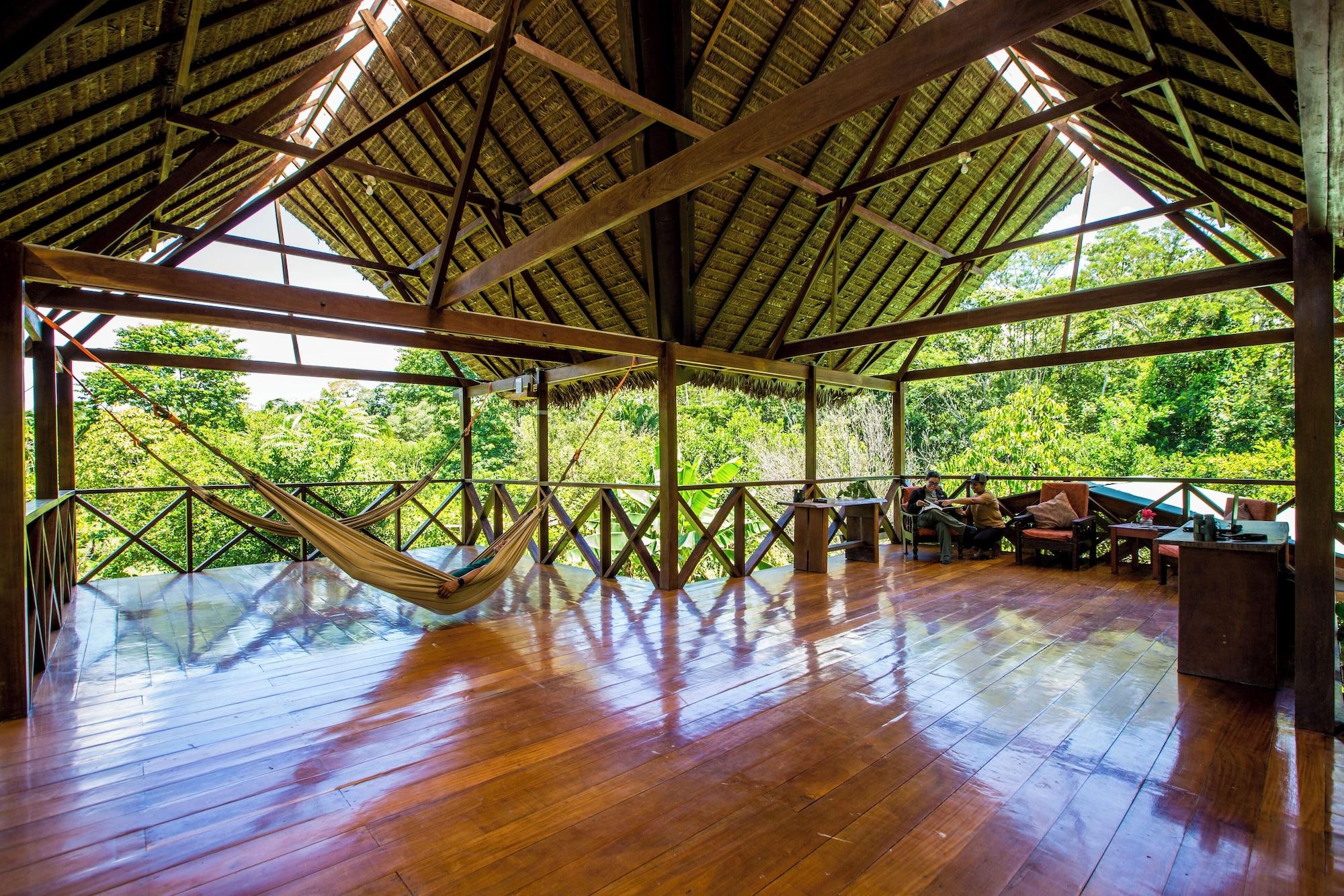 Vista Lobby Hacienda Herrera Tambopata