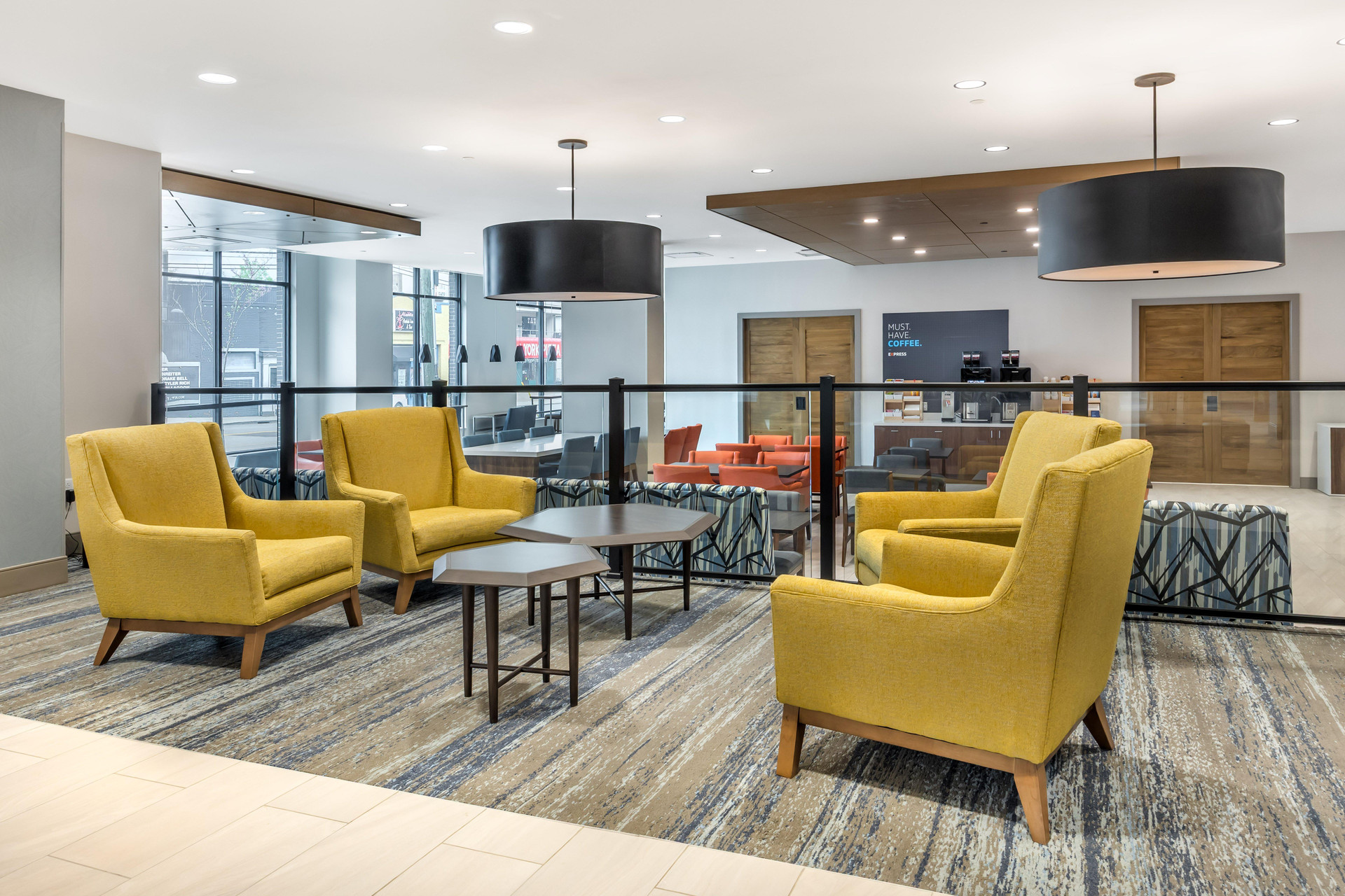 Vista Lobby Holiday Inn Express & Suites Nashville West End Un