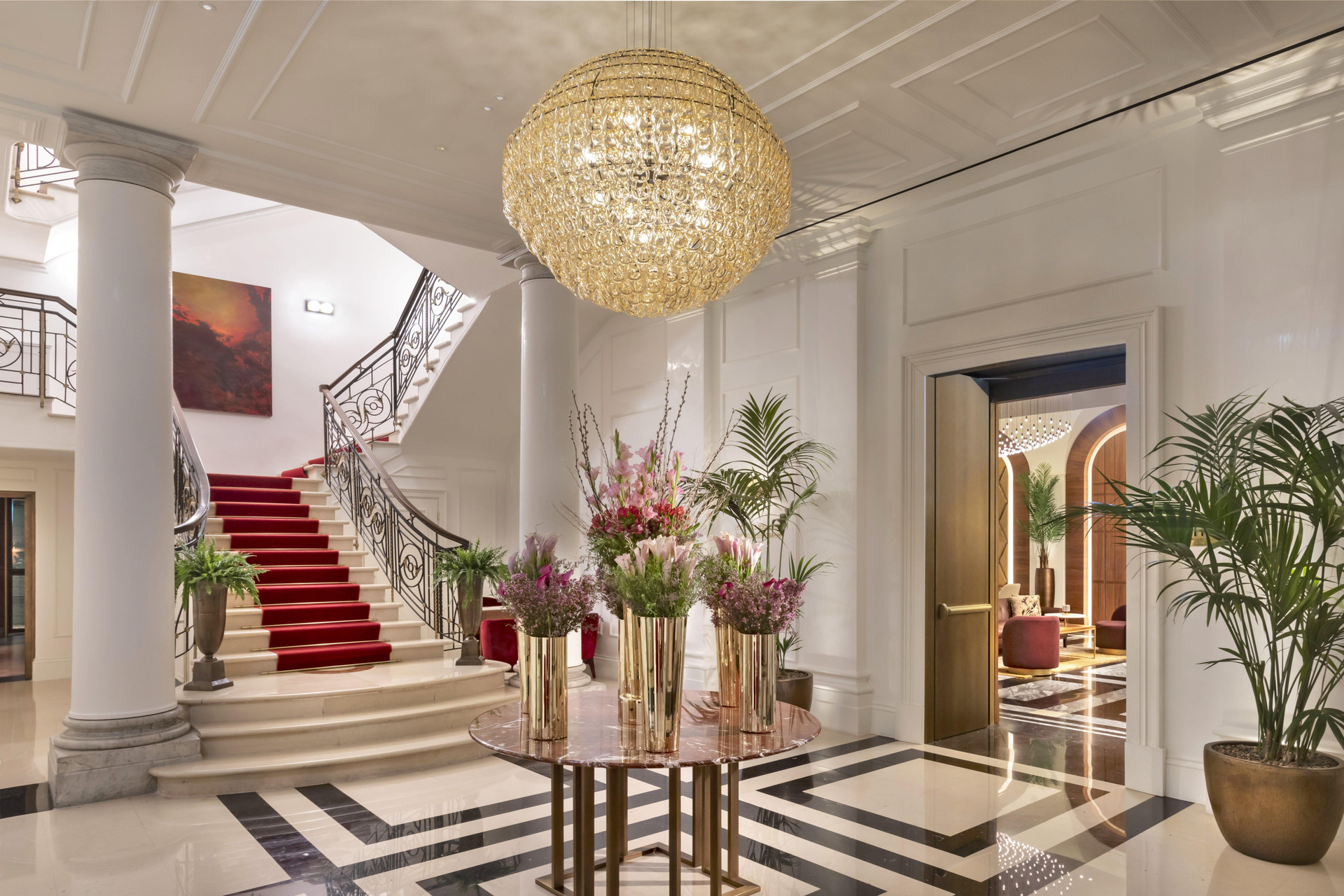 Vista Lobby InterContinental Rome Ambasciatori Palace by IHG
