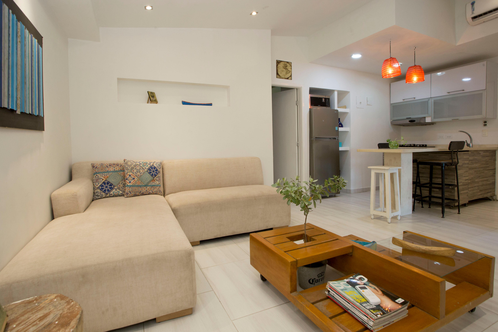 Zona de estar Hotel Barahona Cartagena