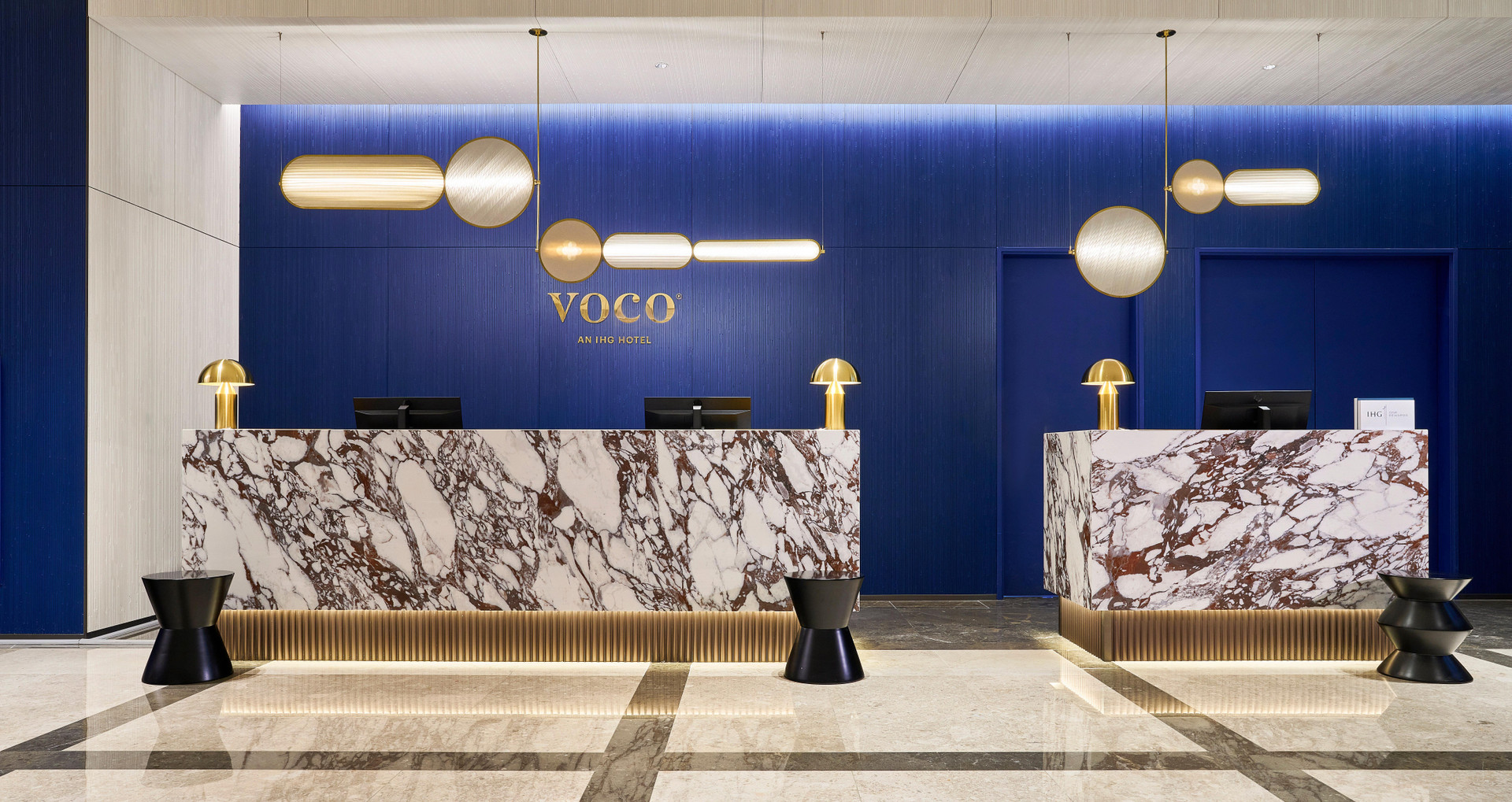 Vista do lobby voco Seoul Myeongdong by IHG