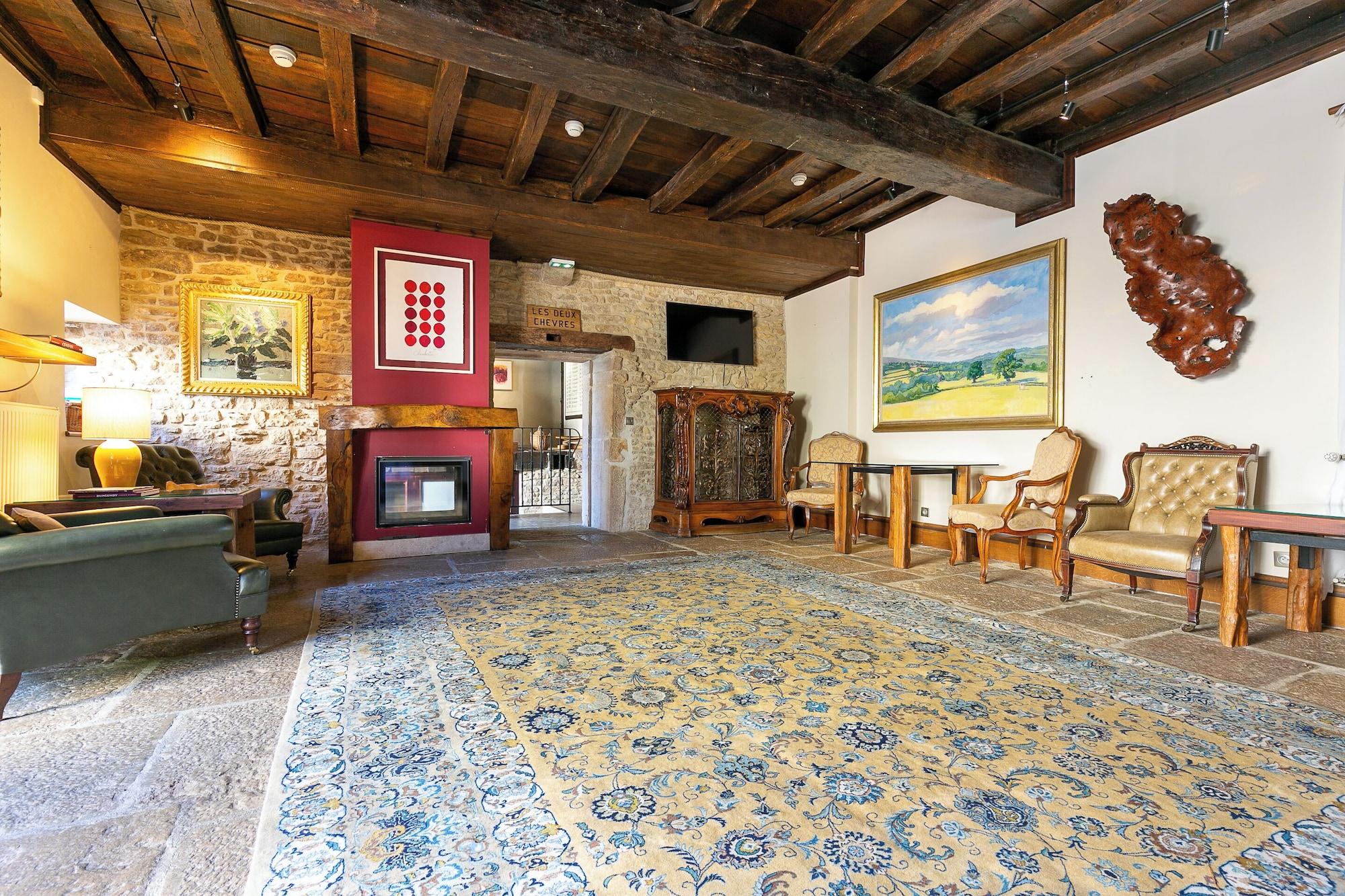 Vista Lobby Hotel Les Deux Chevres Gevrey-Chambertin