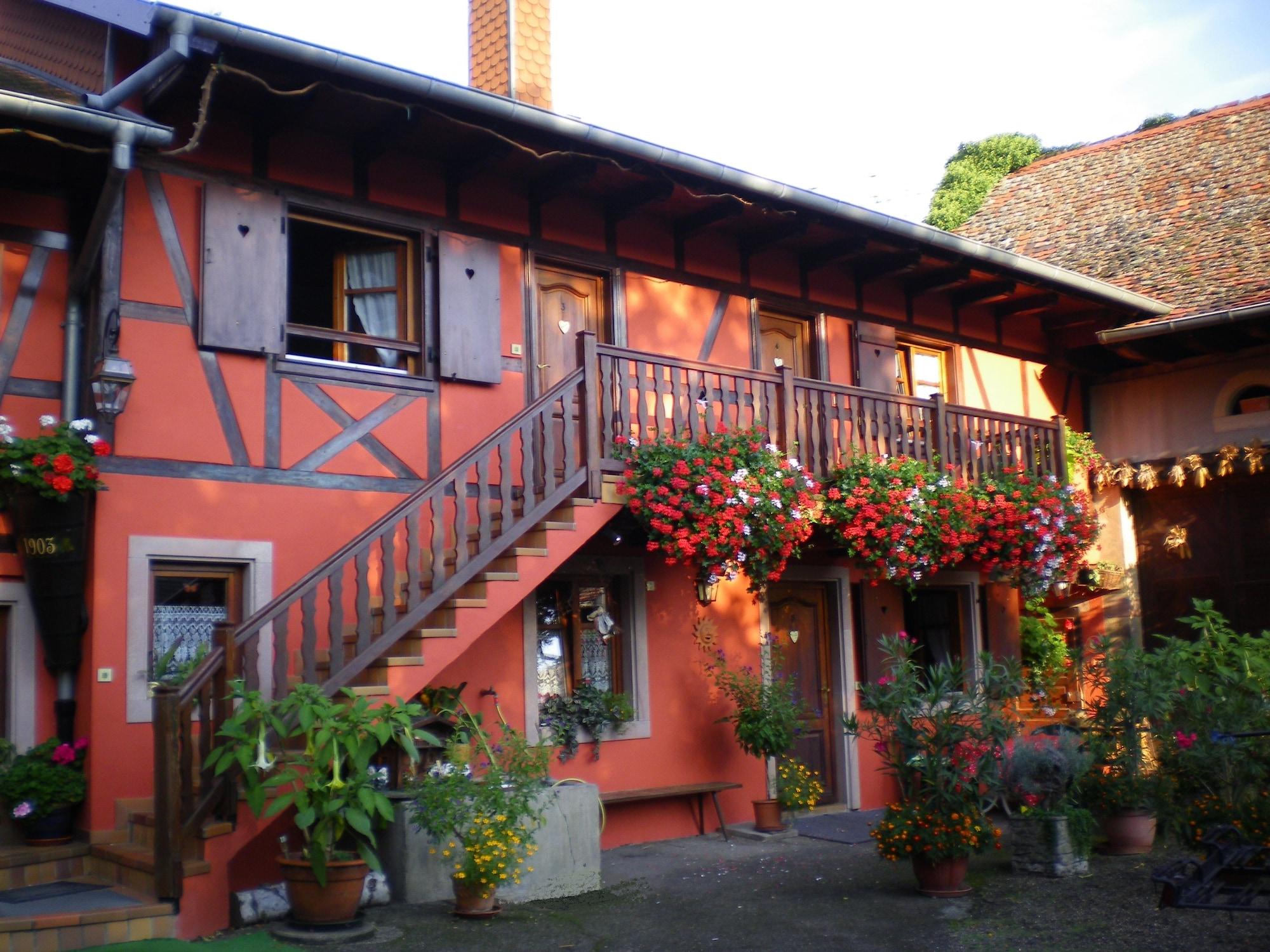Vista Exterior Chambres chez Mado Alsace