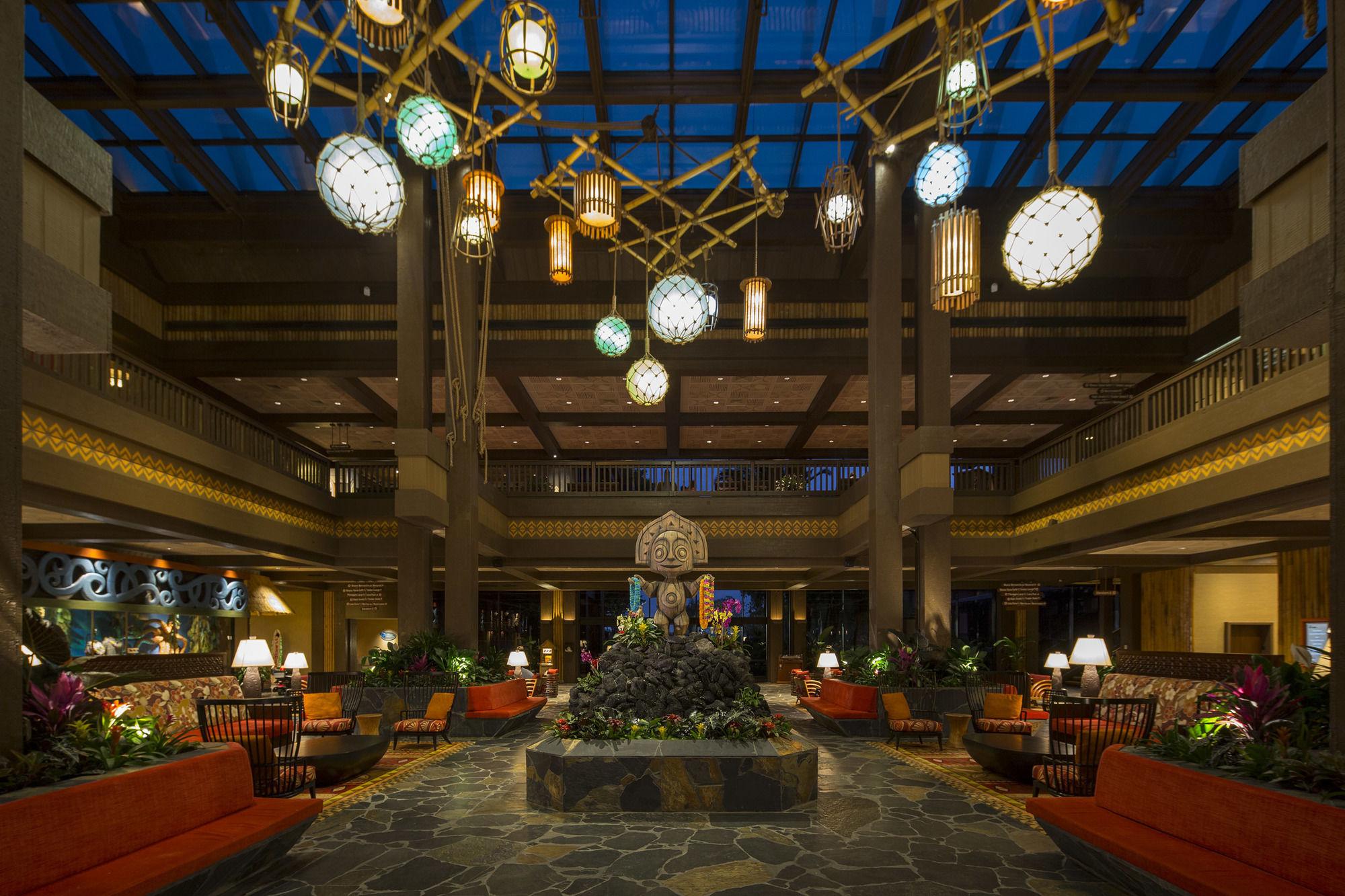 Lobby view Disney's Polynesian Village Resort
