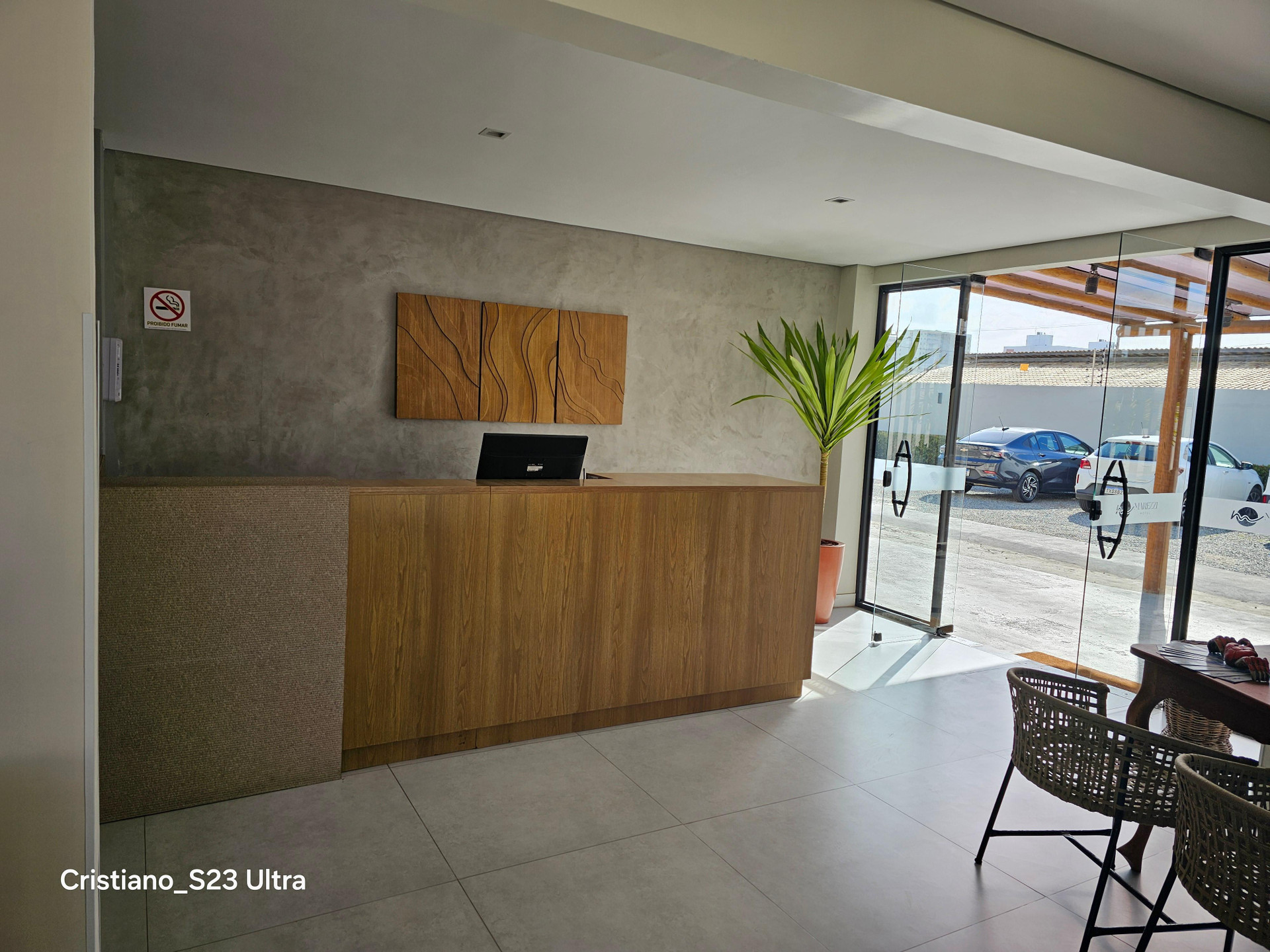 Vista do lobby Marezzi Hotel