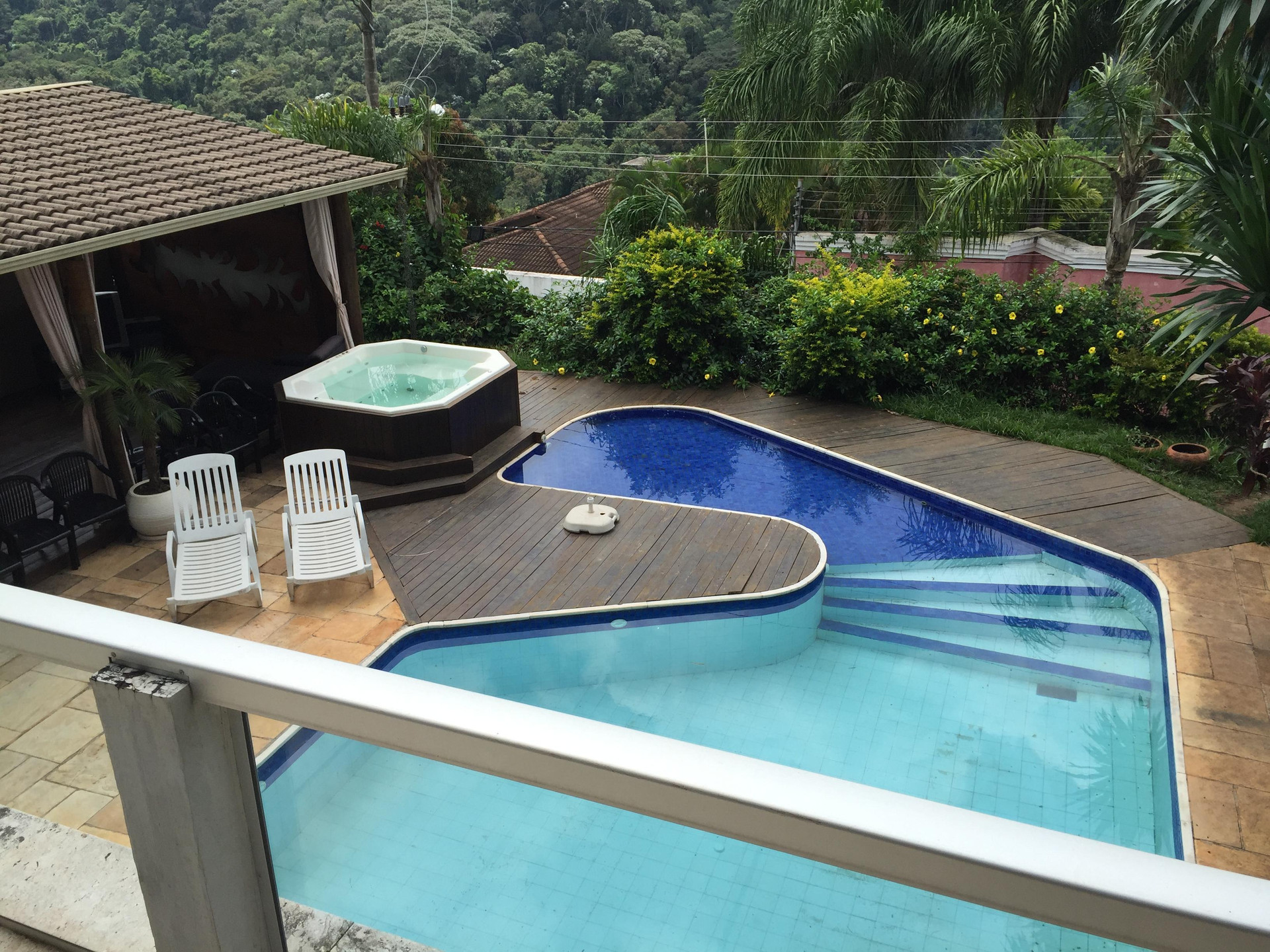 Vista Piscina Albergo Alegria