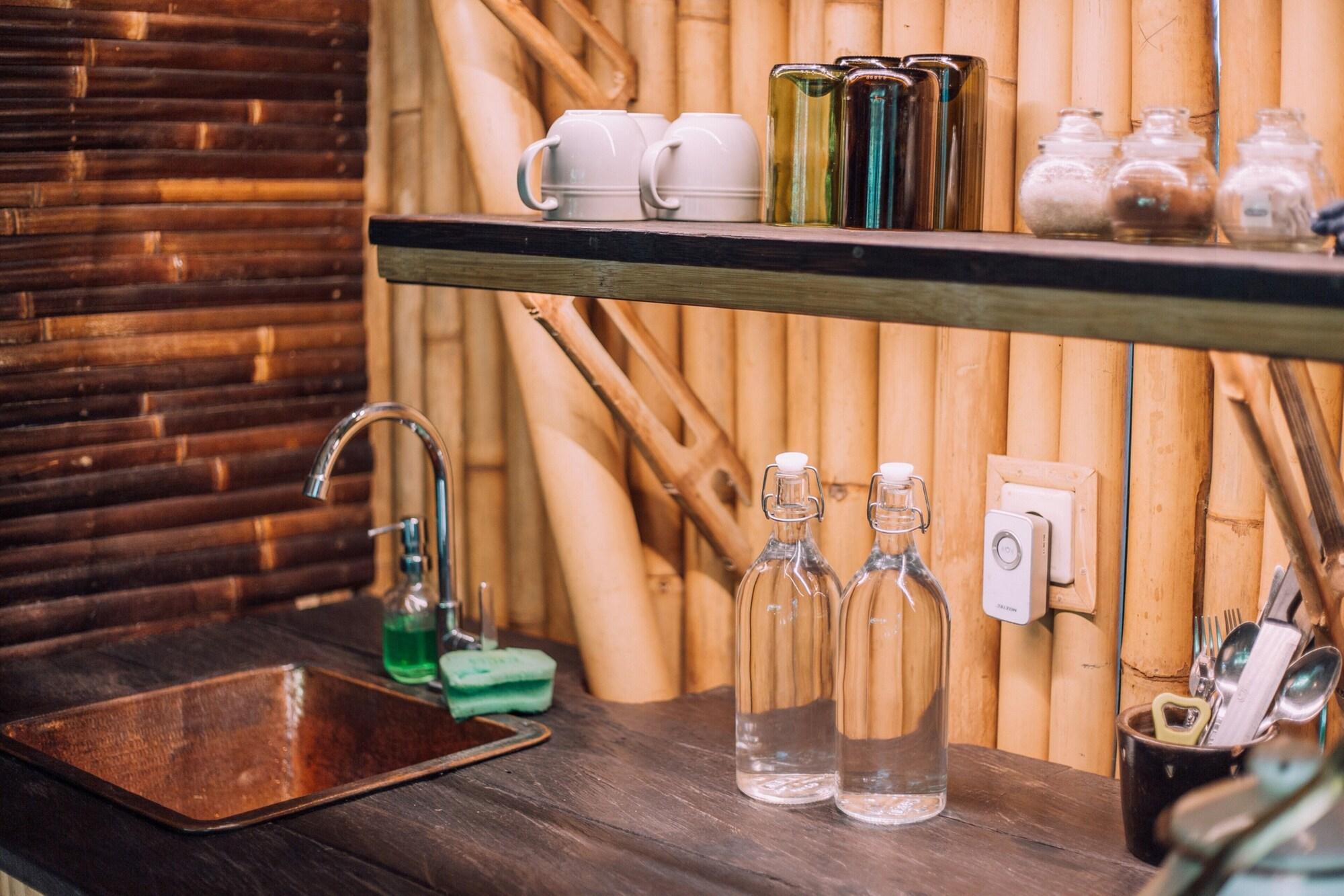 Restaurant Hideout Eco Bamboo House Bali