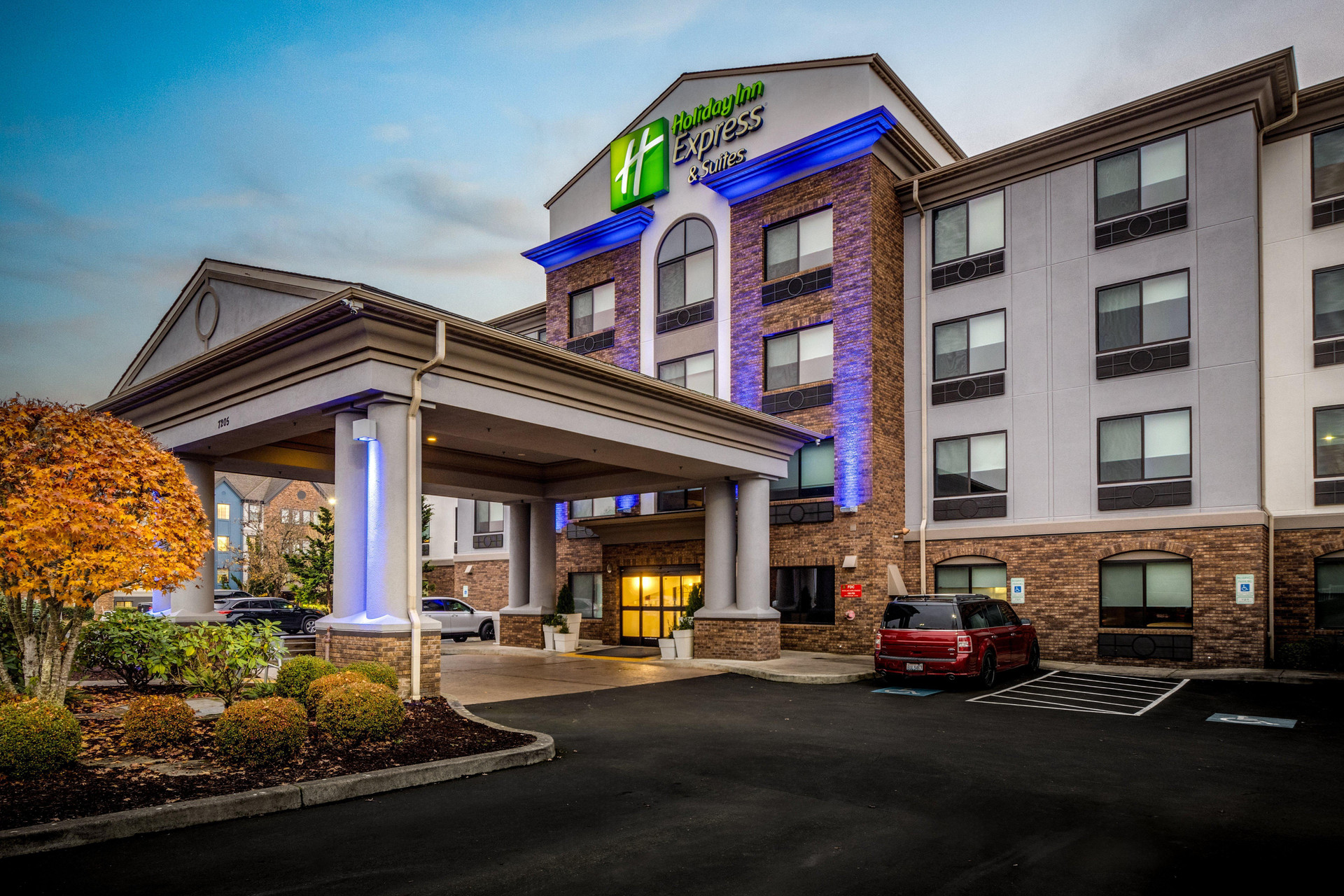Vista Exterior Holiday Inn Express Hotel & Suites Vancouver Mall by IHG