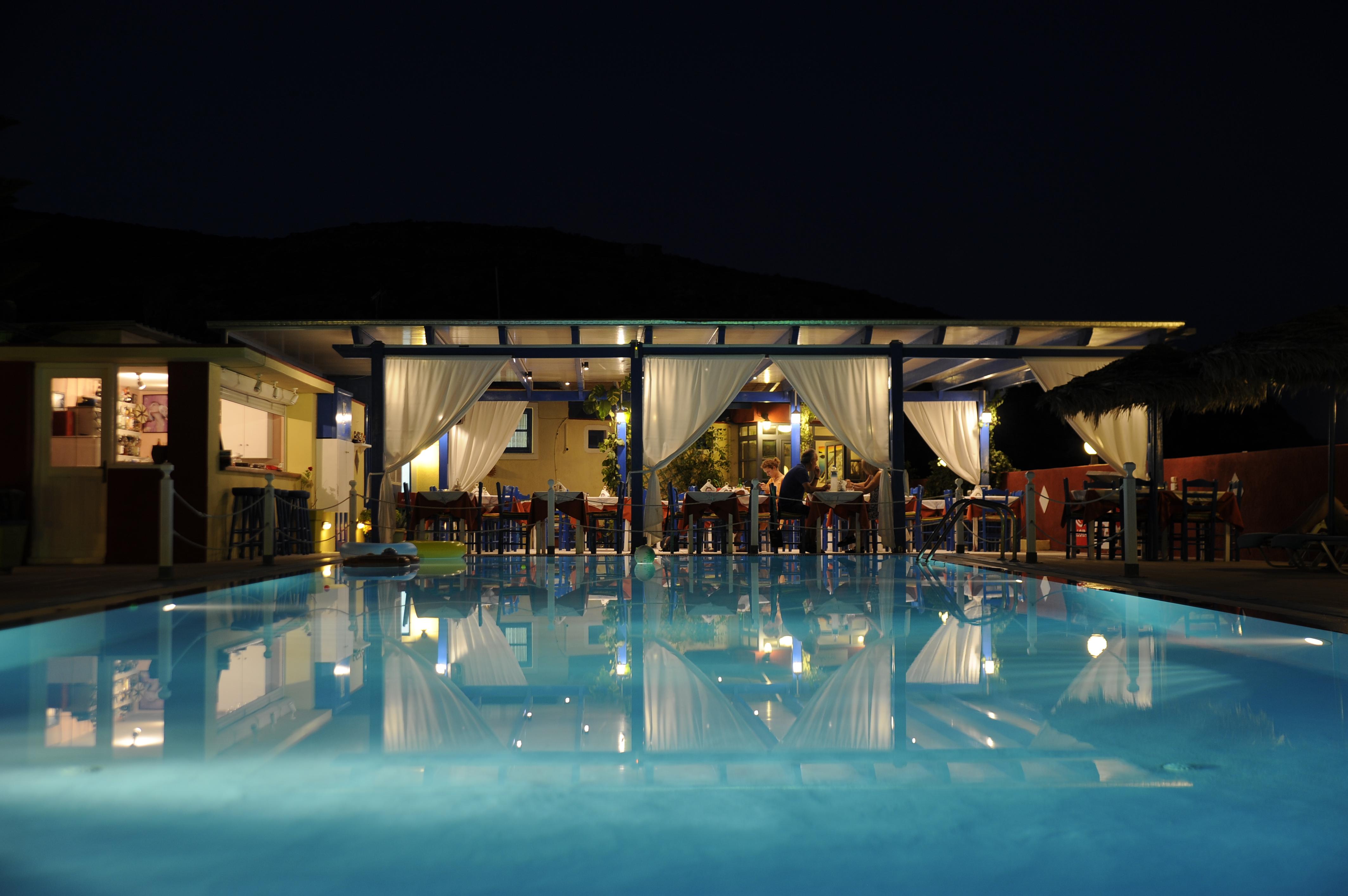 Vista Piscina Villa Michalis