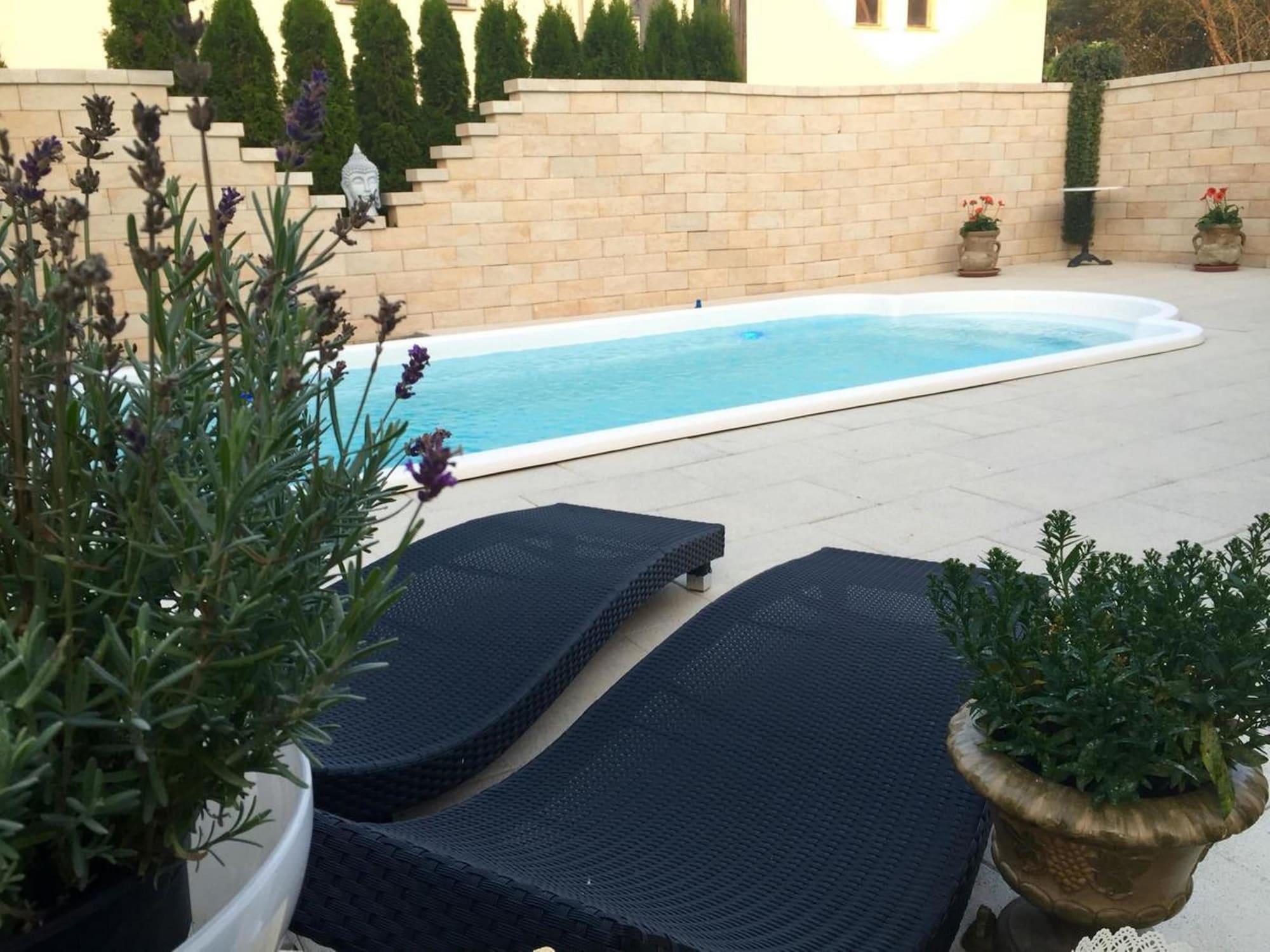Vista Piscina Landhotel Wesenitz