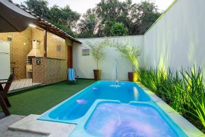 Alquiler Vacacional - Paz em Búzios, 3Qts c/ Piscina e Churrasqueira