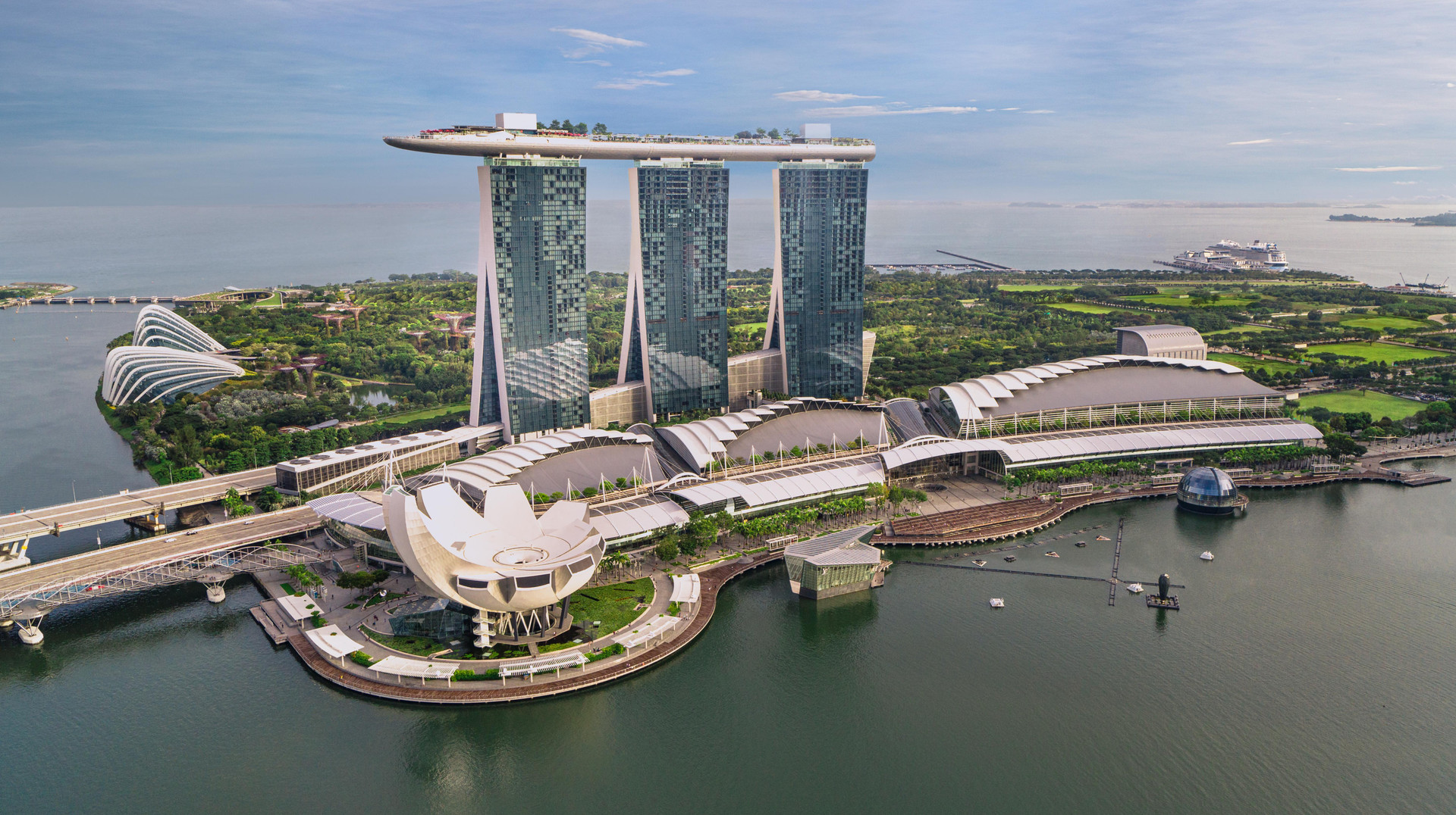 Vista Exterior Marina Bay Sands