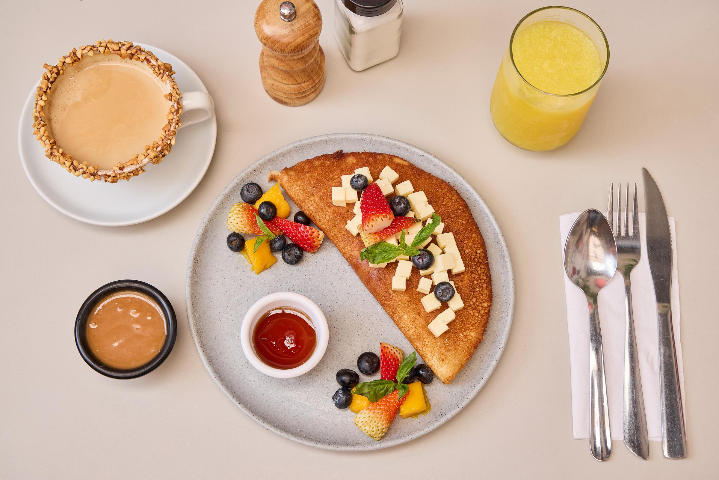 Área de desayuno Hunters Hotel Medellin
