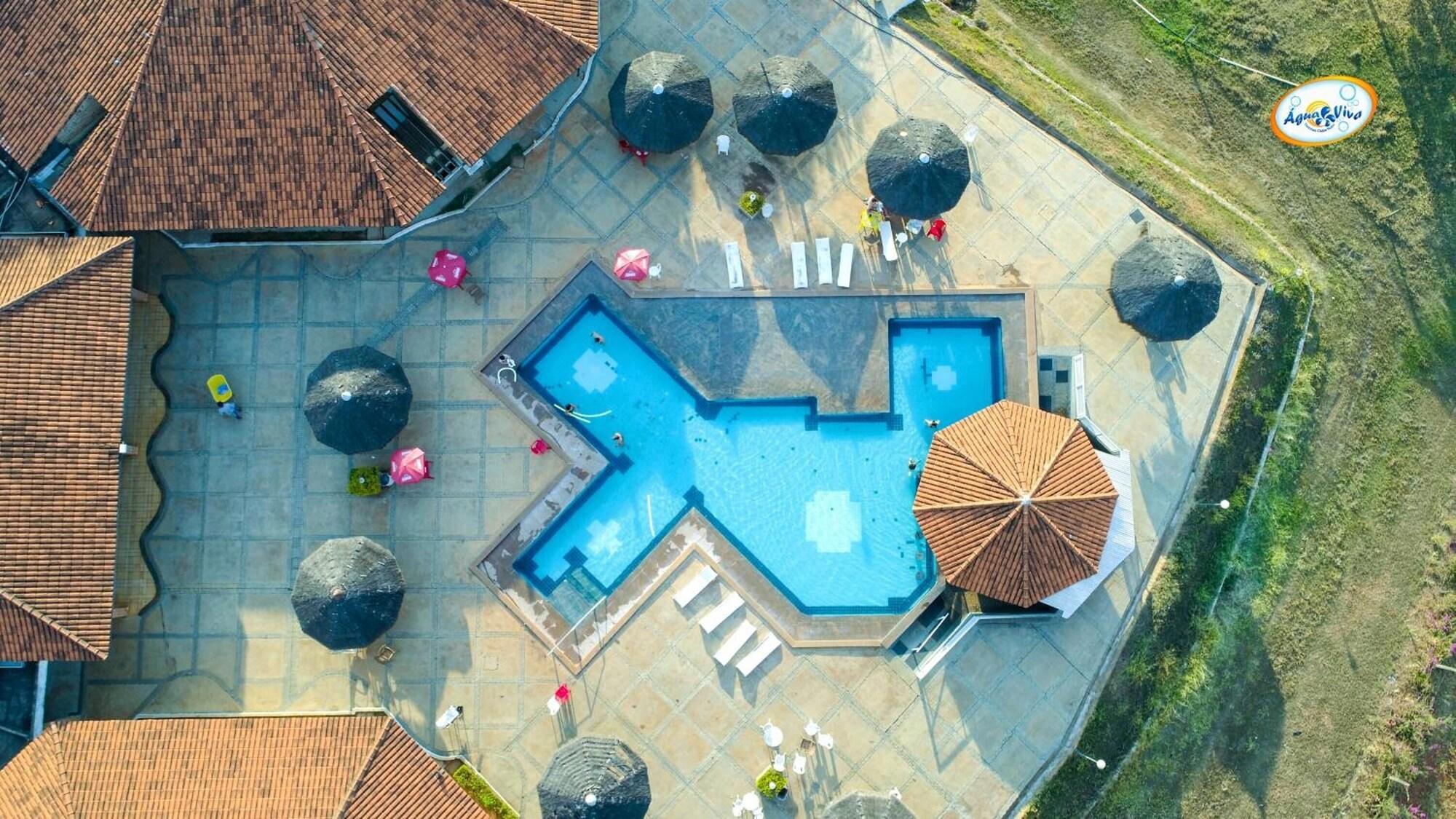 Vista Piscina Água Viva Thermas Resort