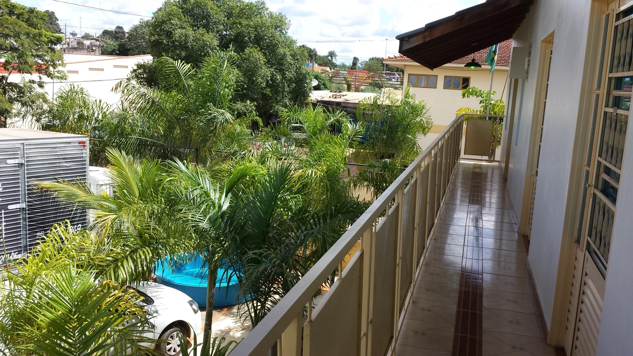 Vista da fachada Hotel Beira Rio