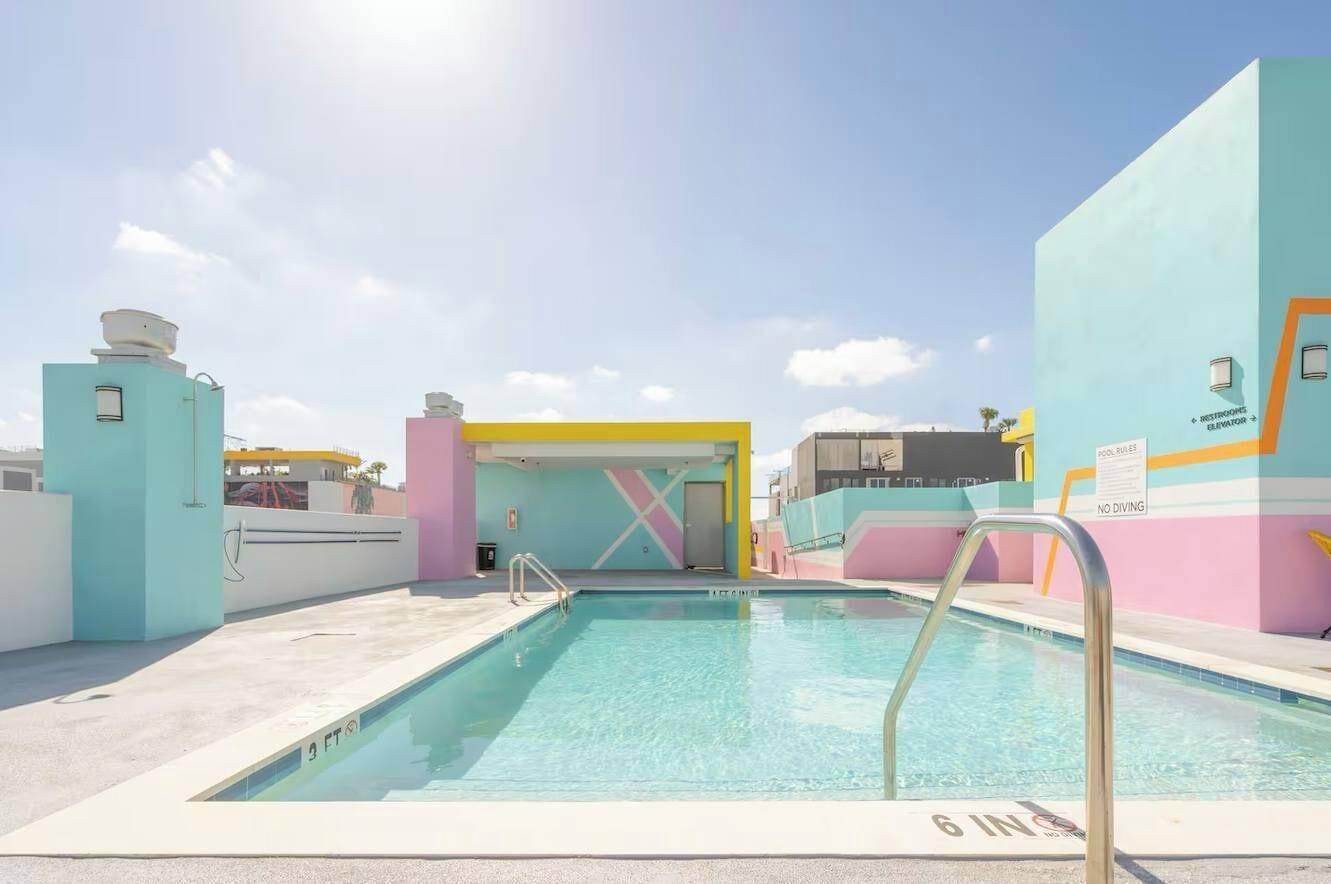 Vista Piscina Heart of Wynwood - Rooftop Pool -Balcony