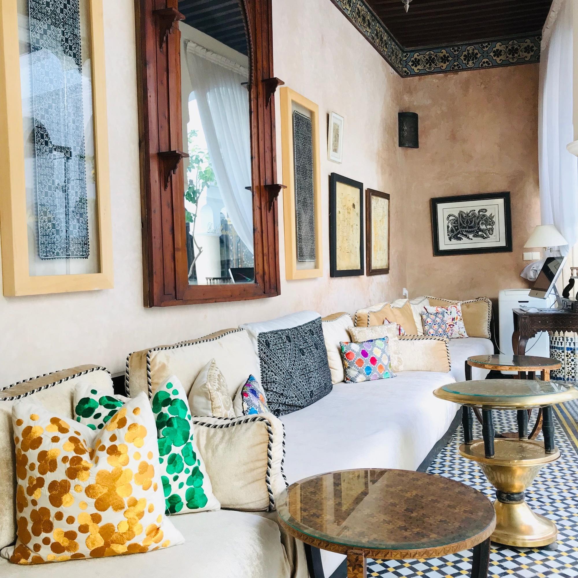 Vista Lobby Riad Maison Bleue And Spa