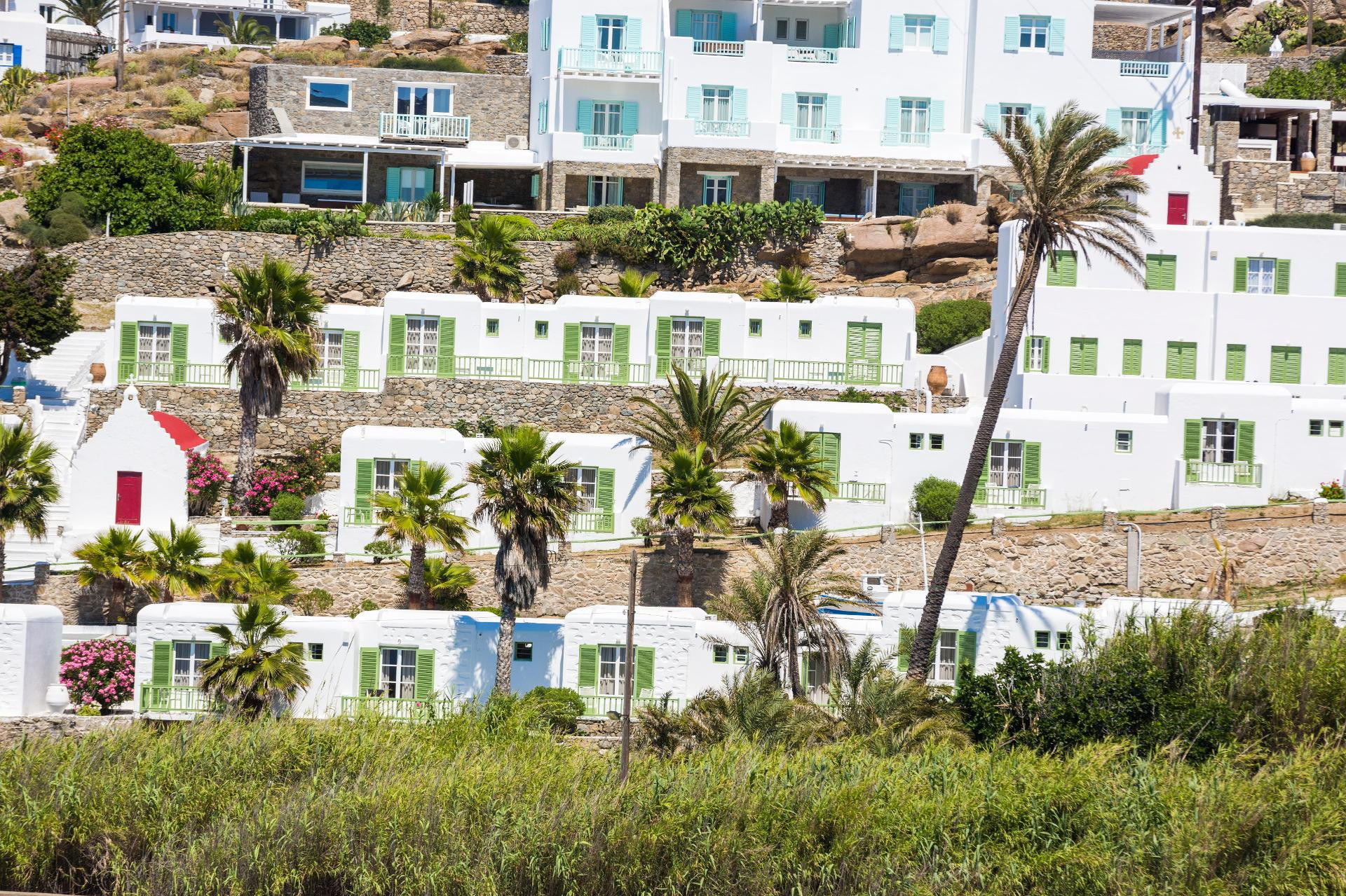 Vista Exterior Mykonos Beach Hotel