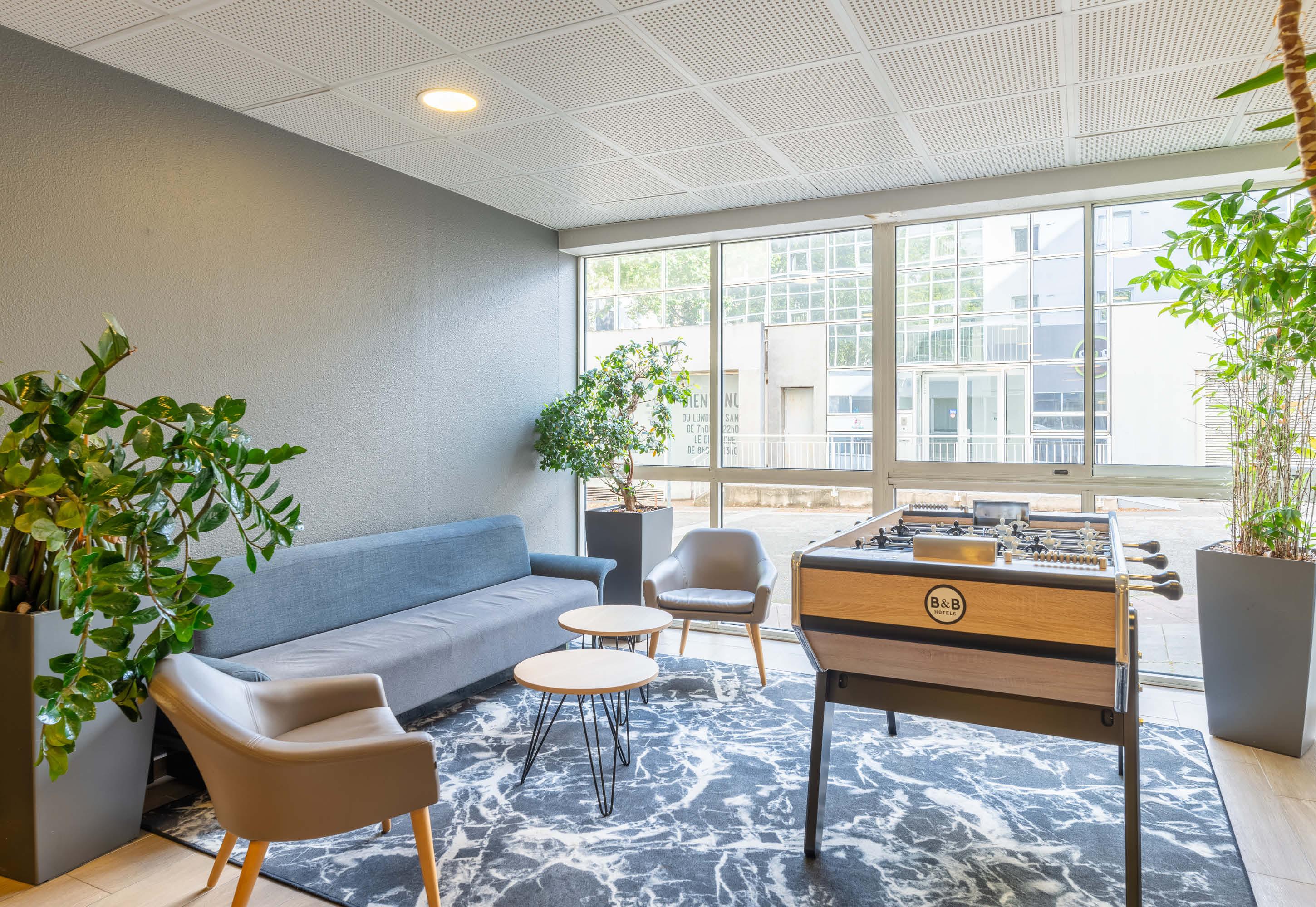 Vista Lobby B&B HOTEL Lyon Centre Monplaisir
