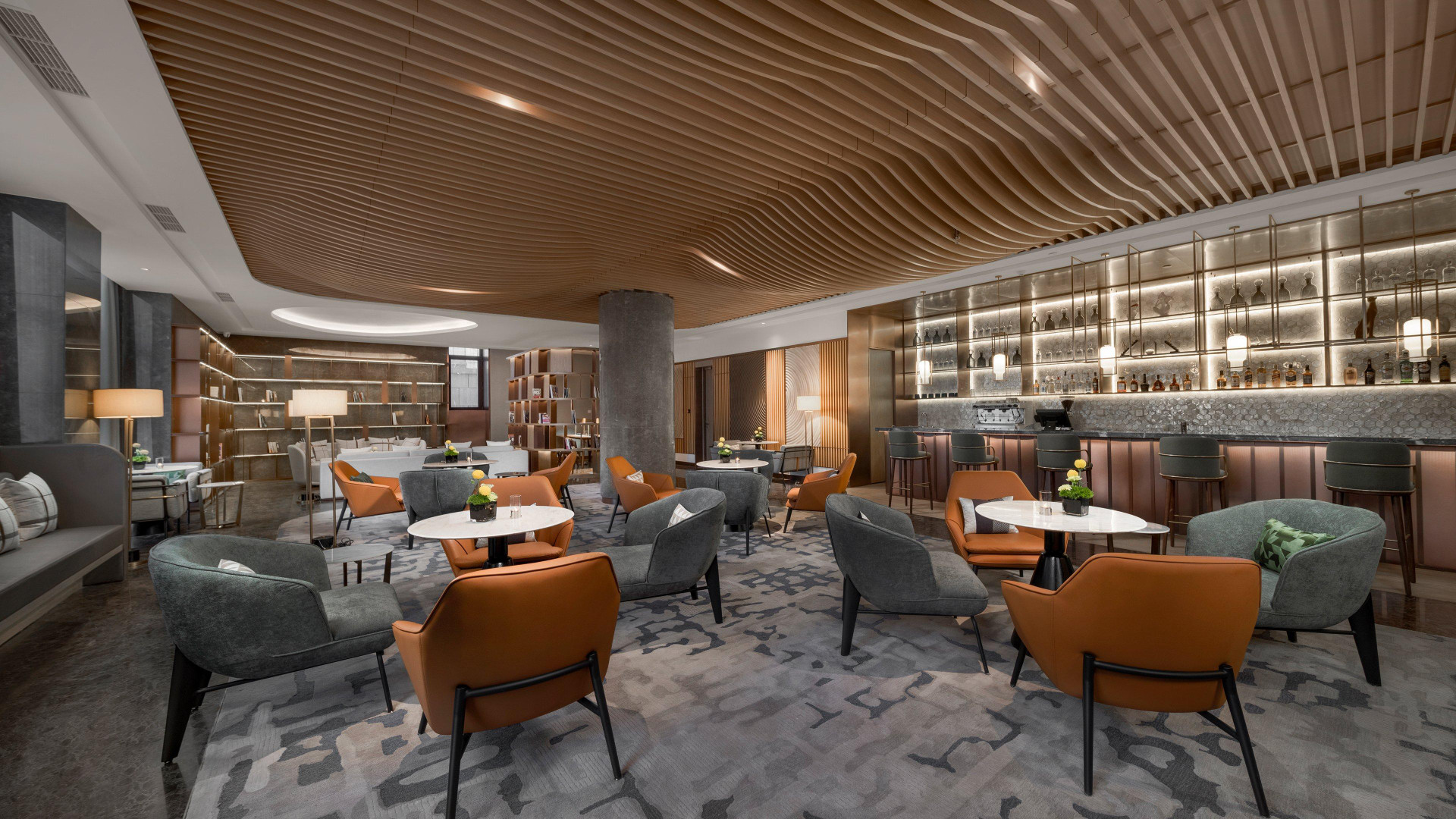 Bar/Salón Holiday Inn Express Changchun Jingyue by IHG