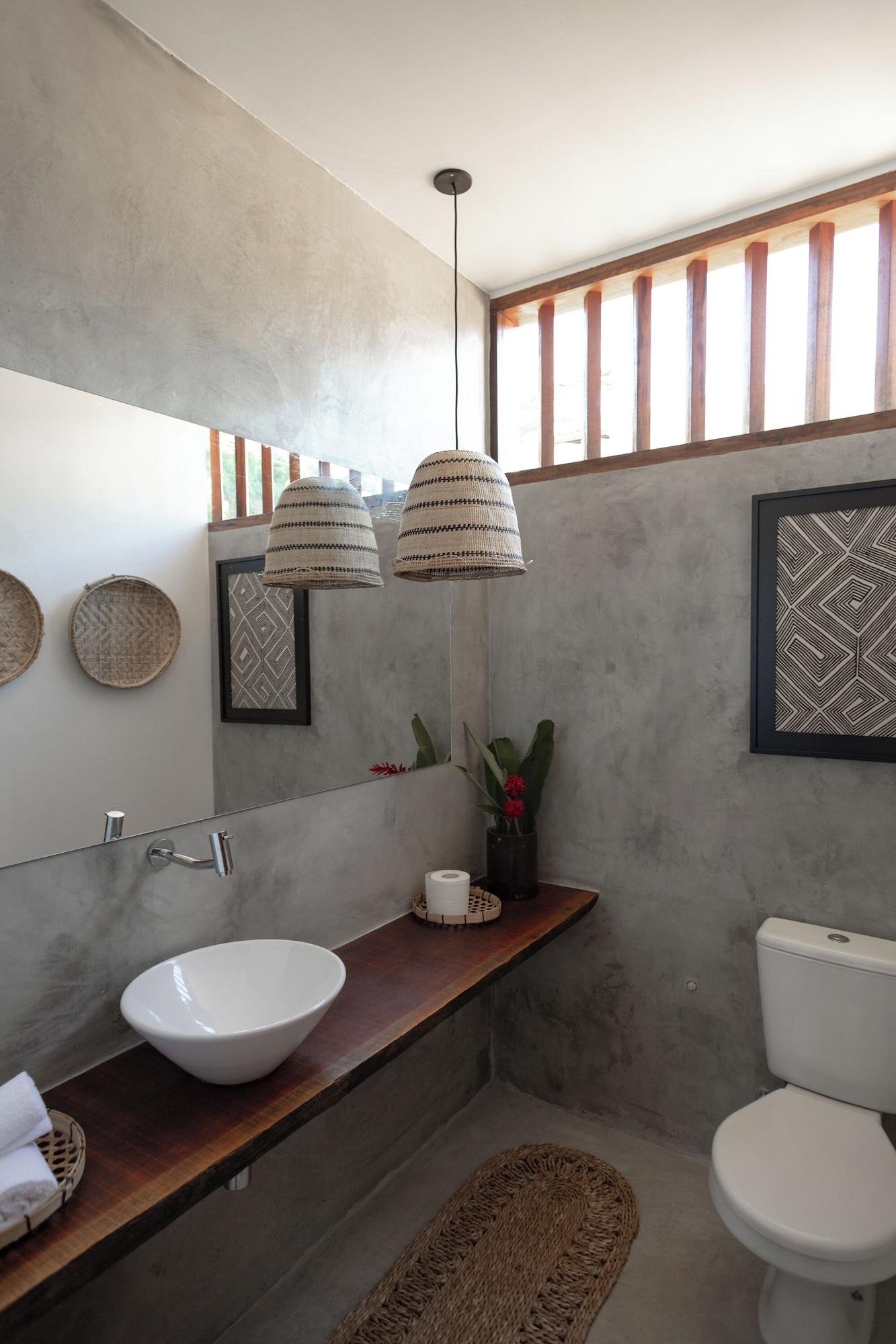 Vista Lobby Casa Canoa Paraty