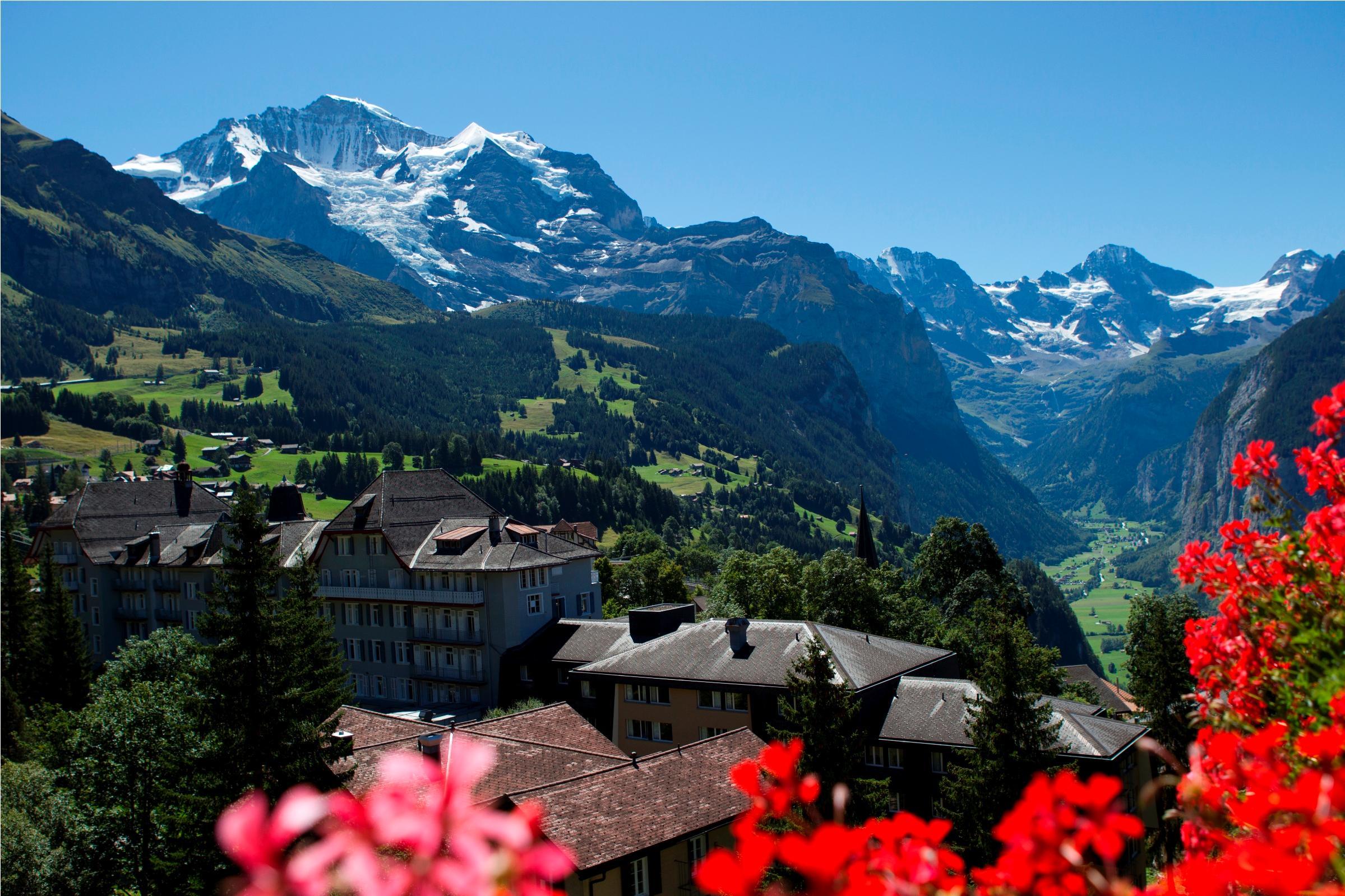 Vista Exterior Grand Hotel Belvedere – a Beaumier Hotel and Spa