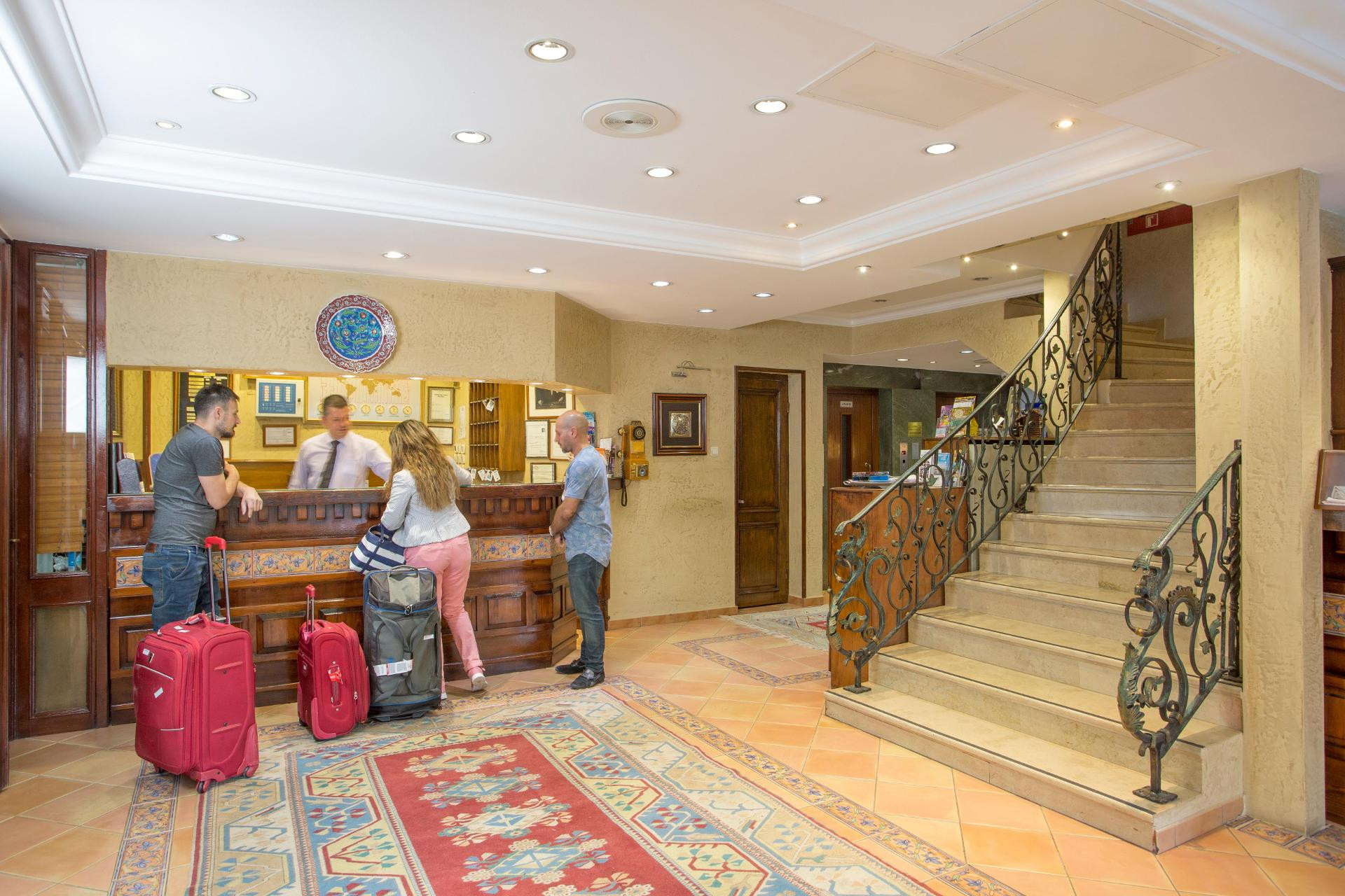 Vista Lobby Blue House Hotel