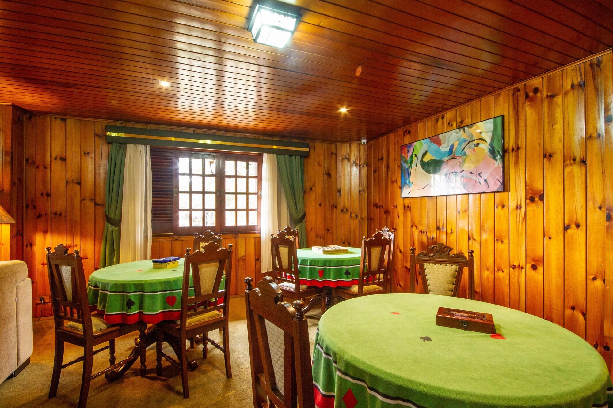 Vista do lobby Hotel Barcelos