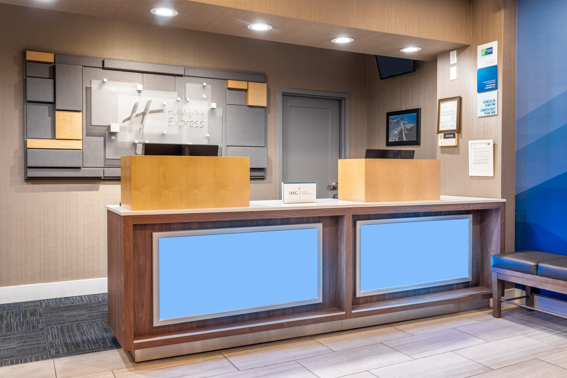 Vista Lobby Holiday Inn Express Annapolis East-Kent Island by IHG