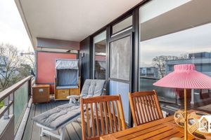 Alquiler Vacacional - Renovated apartment with elevator + large balcony. Balcony + 2 bicycles + beach chair flat rate