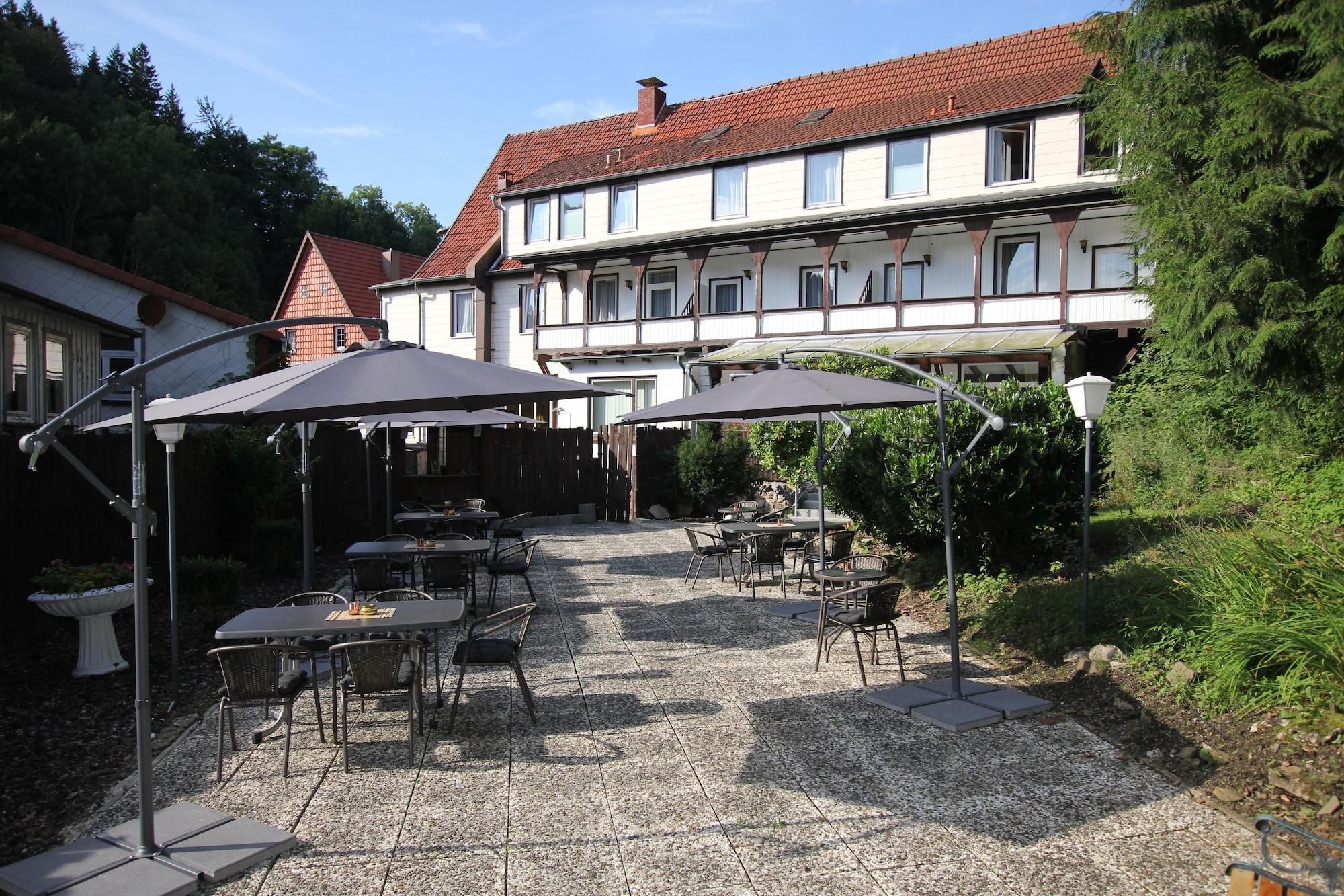 Vista Exterior Hotel Glück Auf