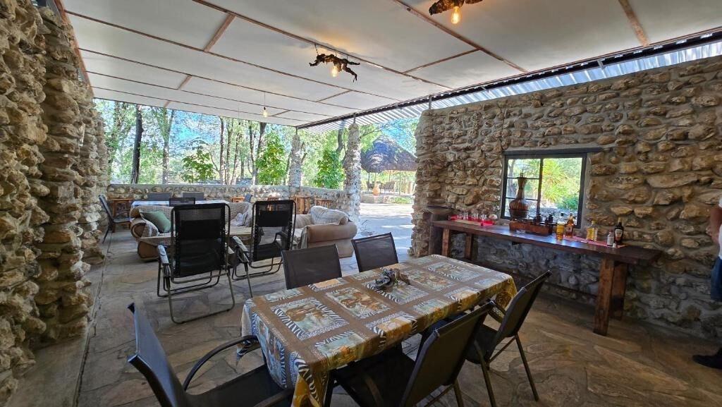 Restaurant Fiume Bush Camp Namibia