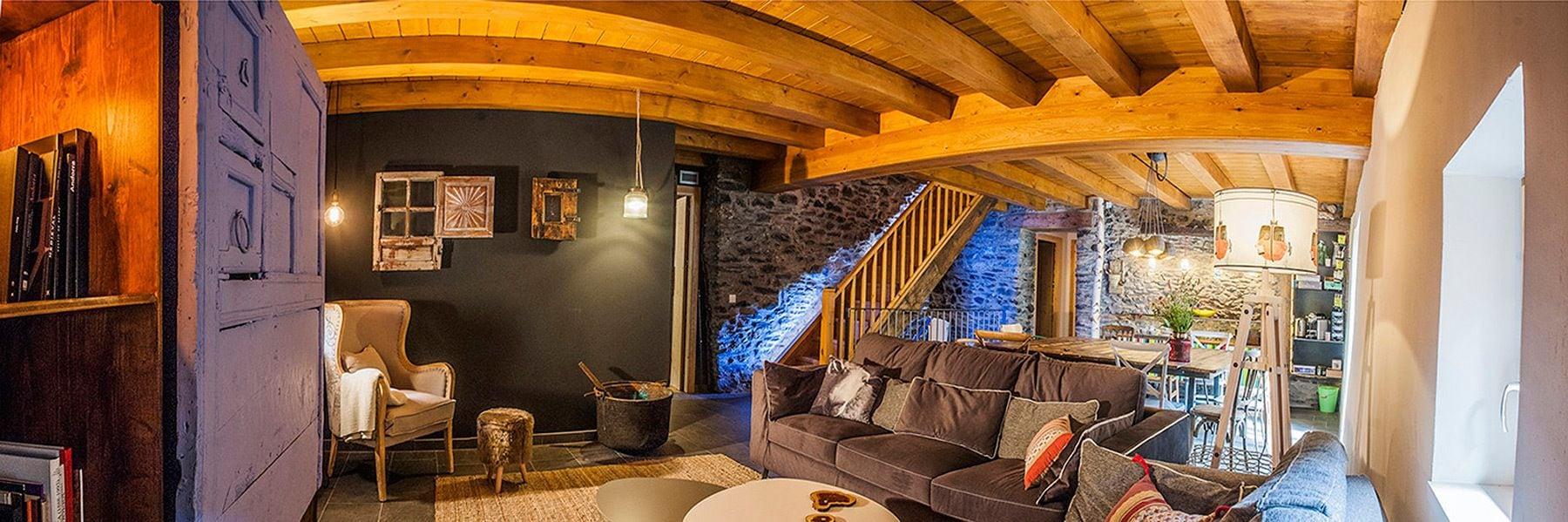 Vista Lobby Cal Batlle Casa Rural