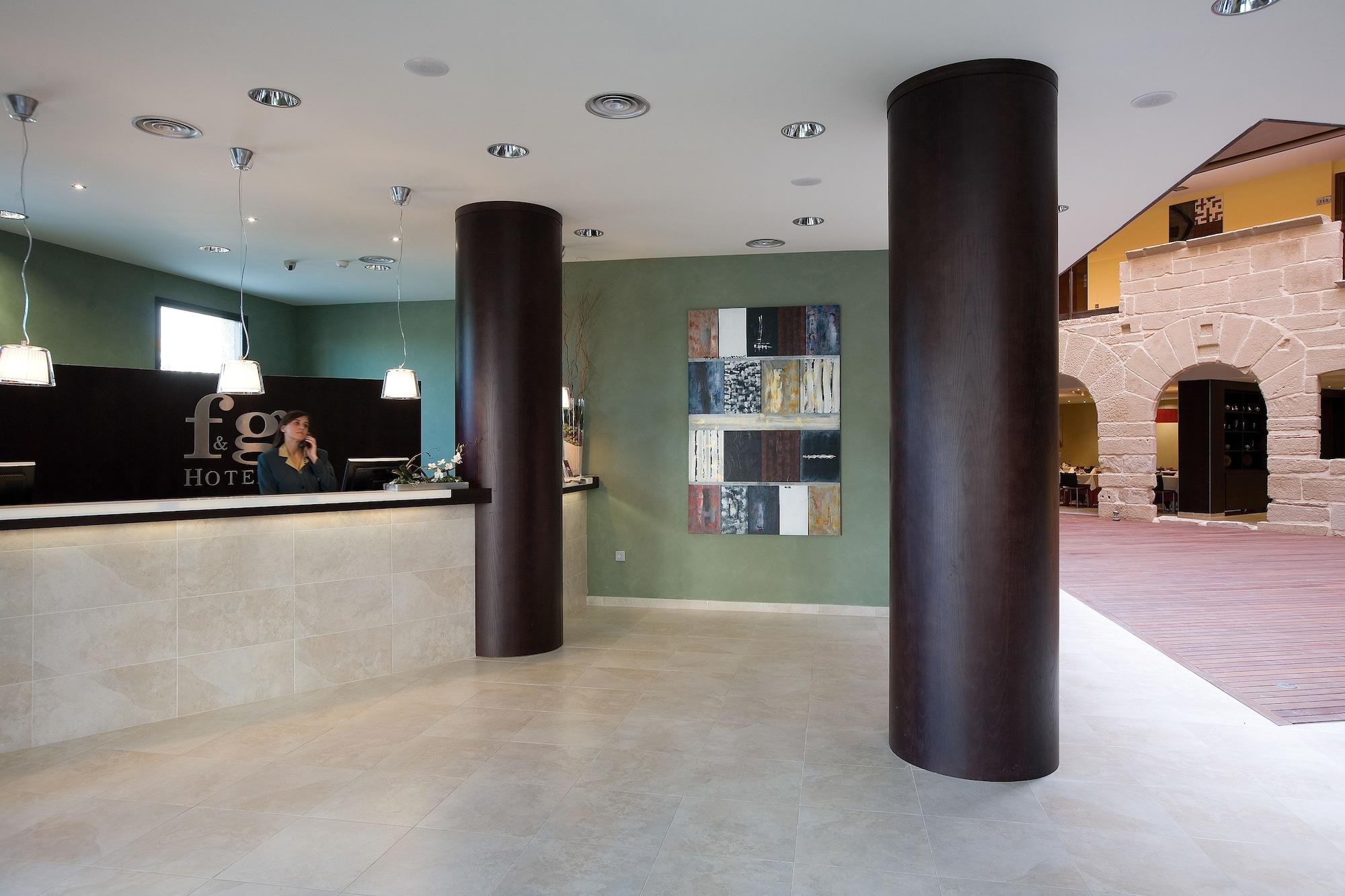 Vista Lobby F&G Logroño Hotel