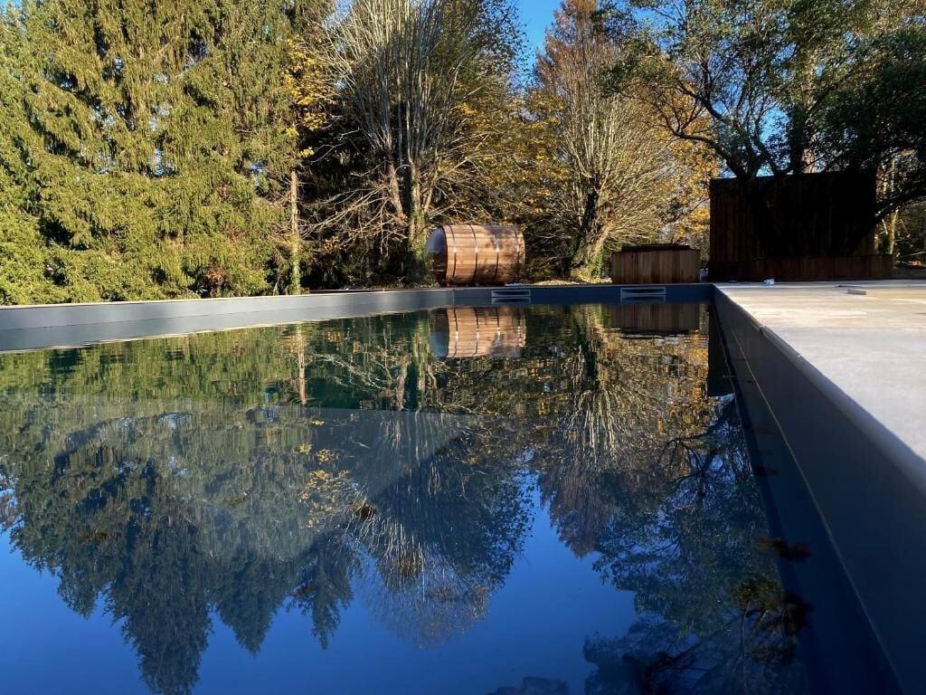 Vista Piscina Domaine Baruteau