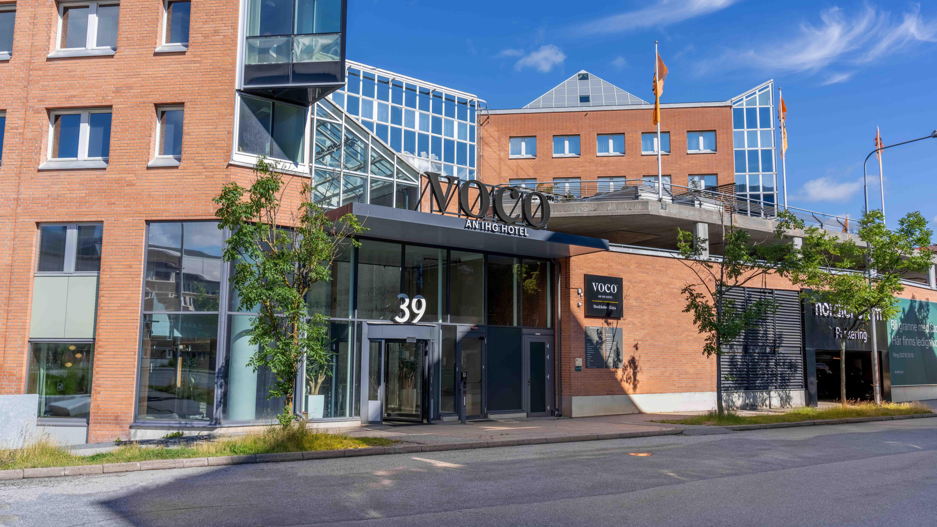Vista Exterior Voco Stockholm - Kista