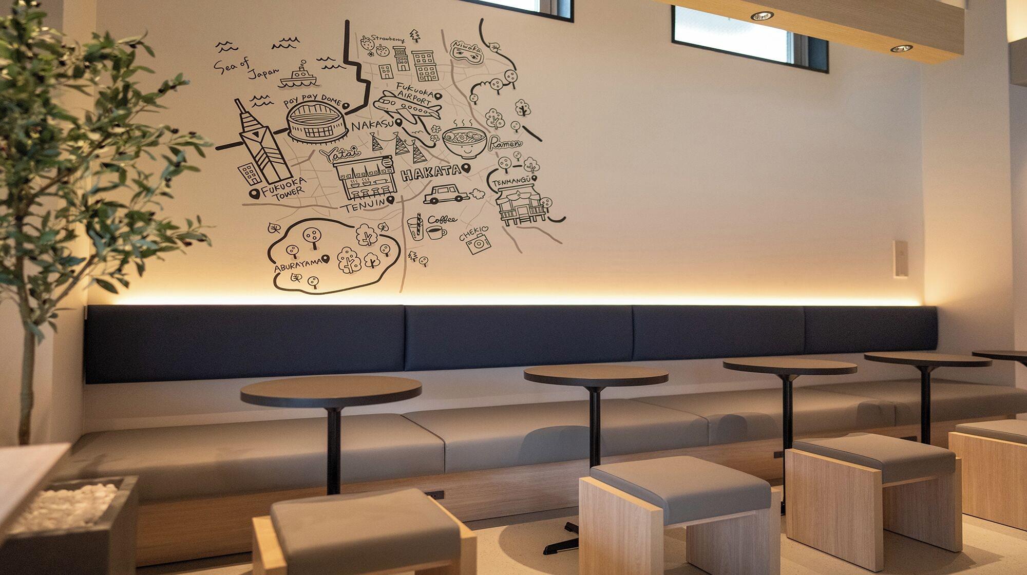 Vista Lobby Quintessa Hotel Fukuoka Watanabedori Comic&Books