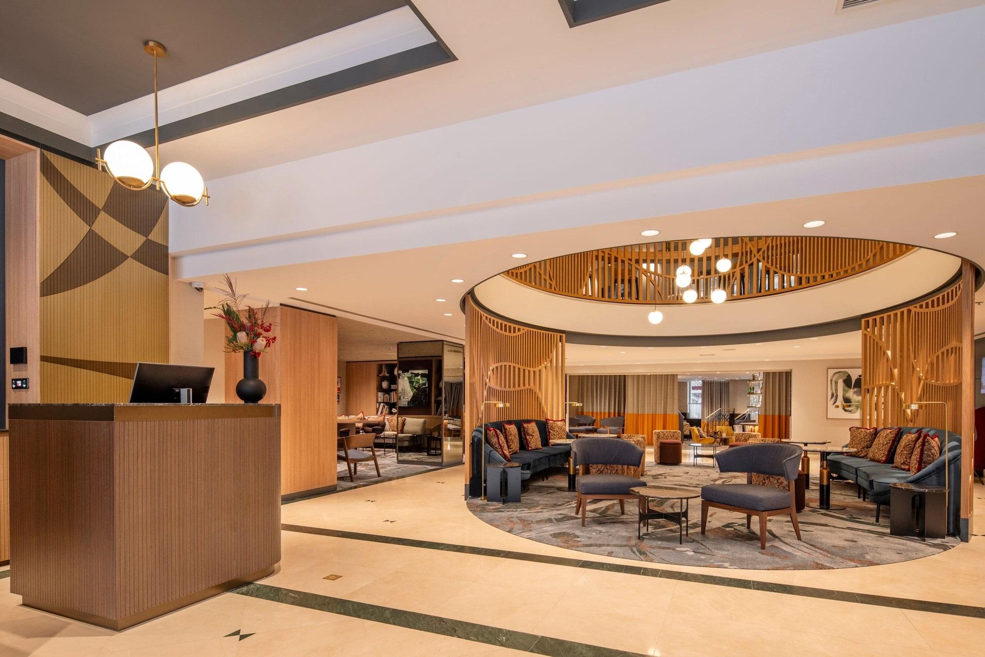 Vista Lobby Brussels Marriott Hotel Grand Place