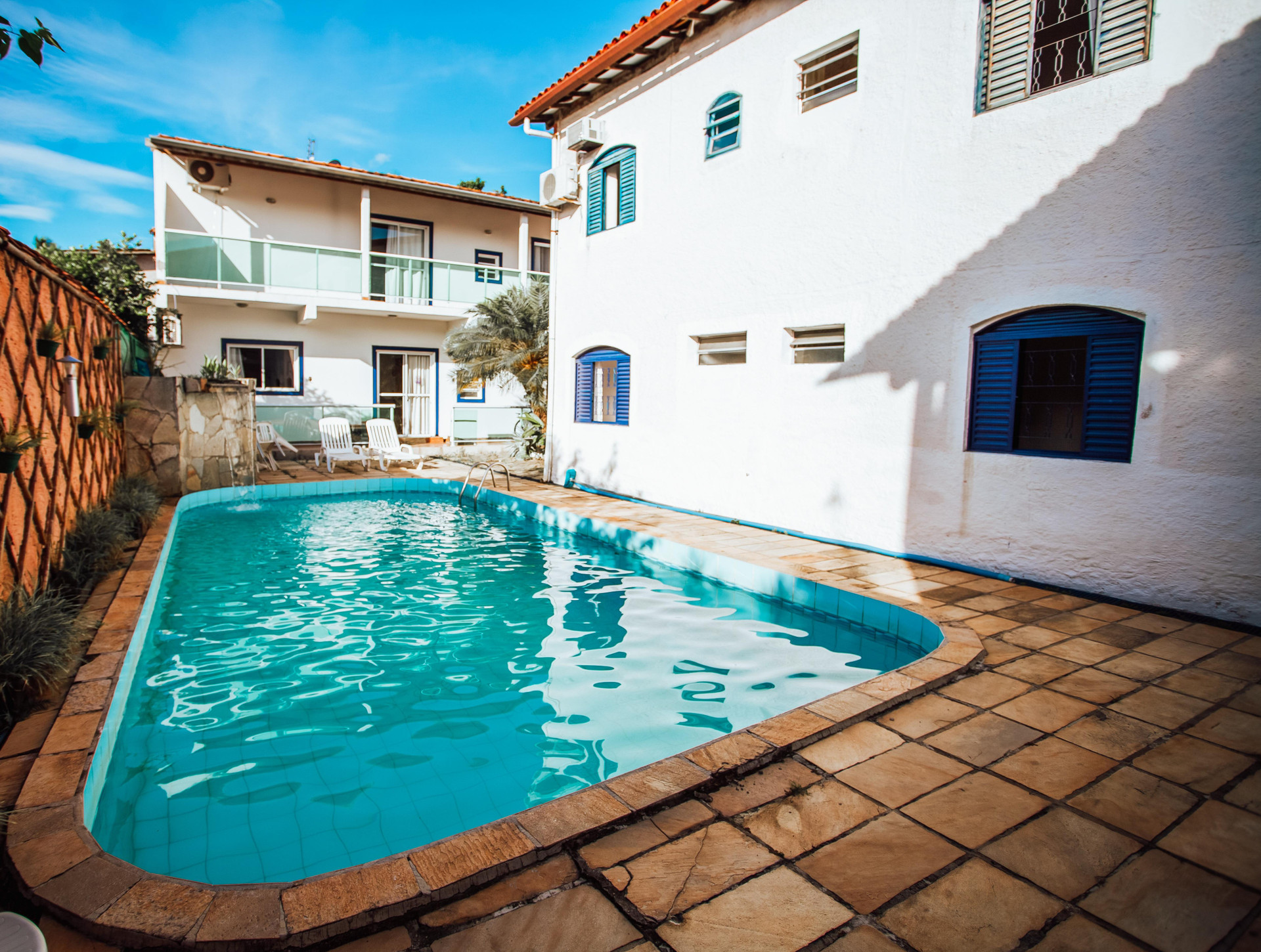 Vista Piscina Pousada Rafimar