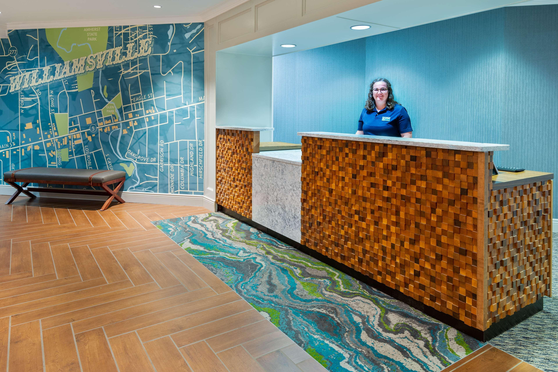 Vista Lobby Hampton Inn Buffalo-Williamsville