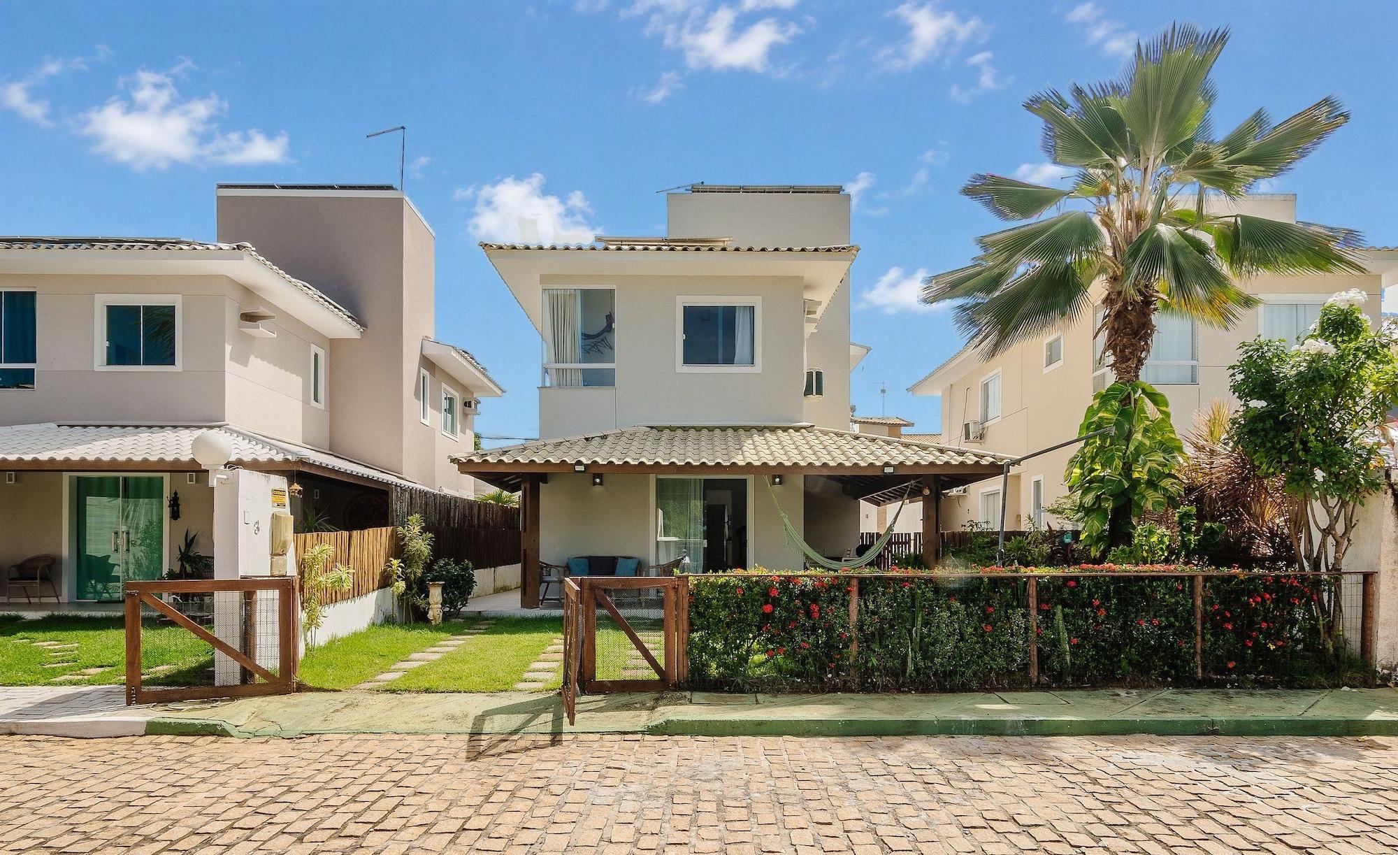 Vista Exterior Spacious House w/ Pool in Guarajuba Cag0003